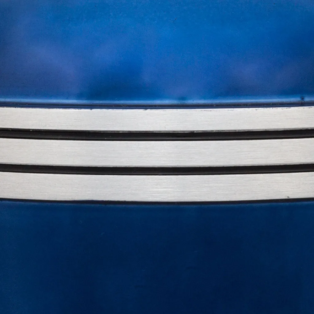 Dark Blue Banded Keepsake Urn