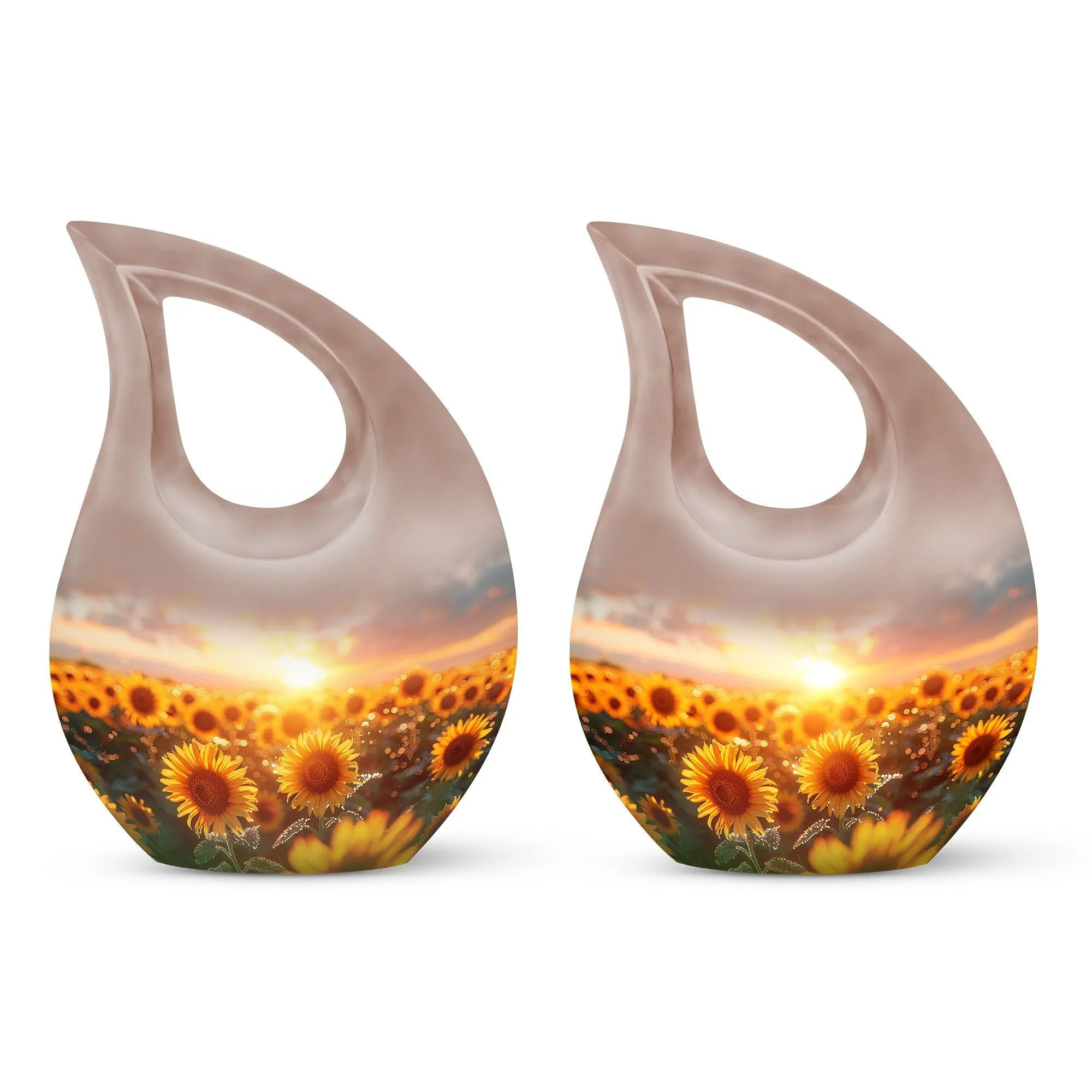 Dawn Among The Urn: Cross Drop Design Biodegradable Burial