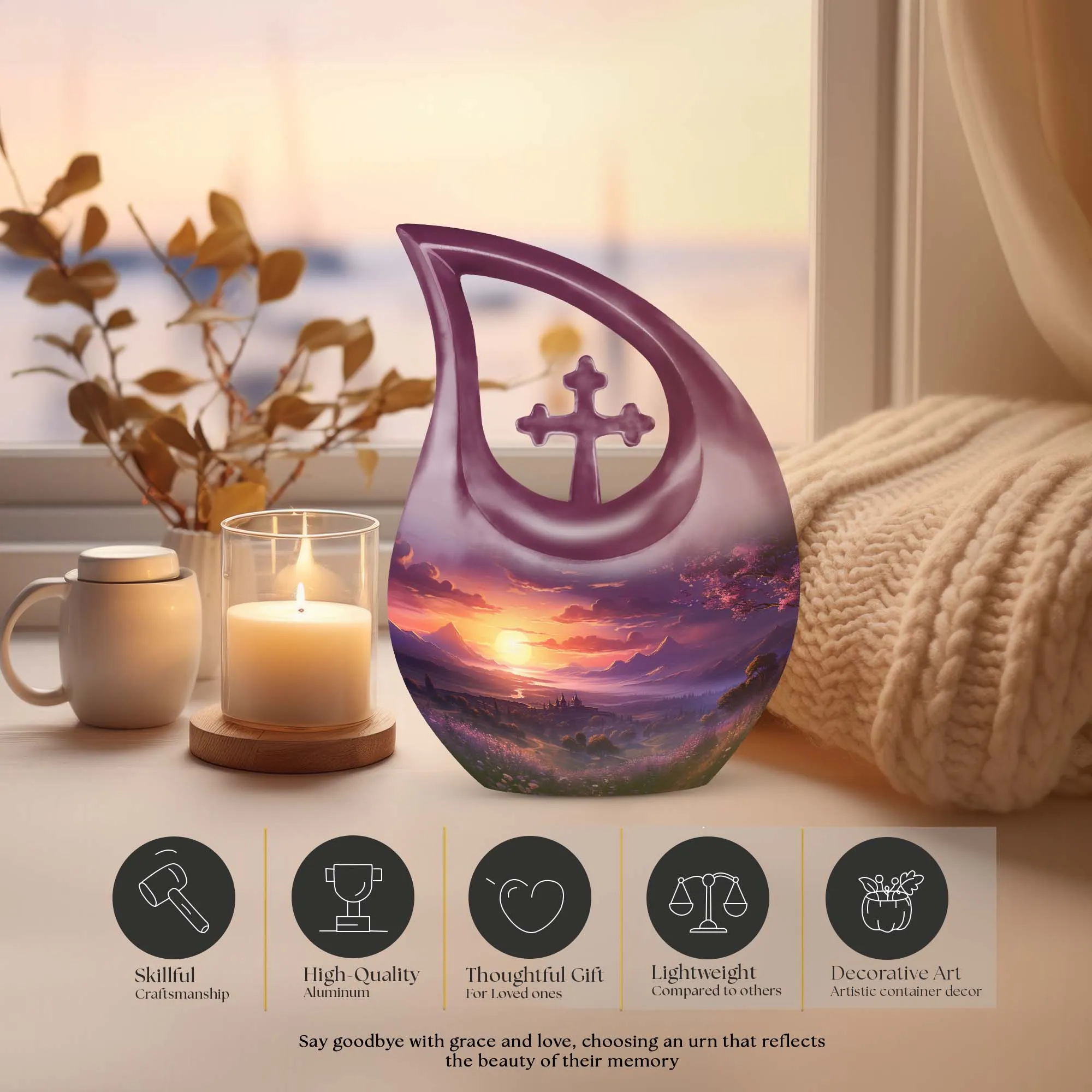 Dawn At The Urn - Cremation Keepsakes Memorial Souvenir