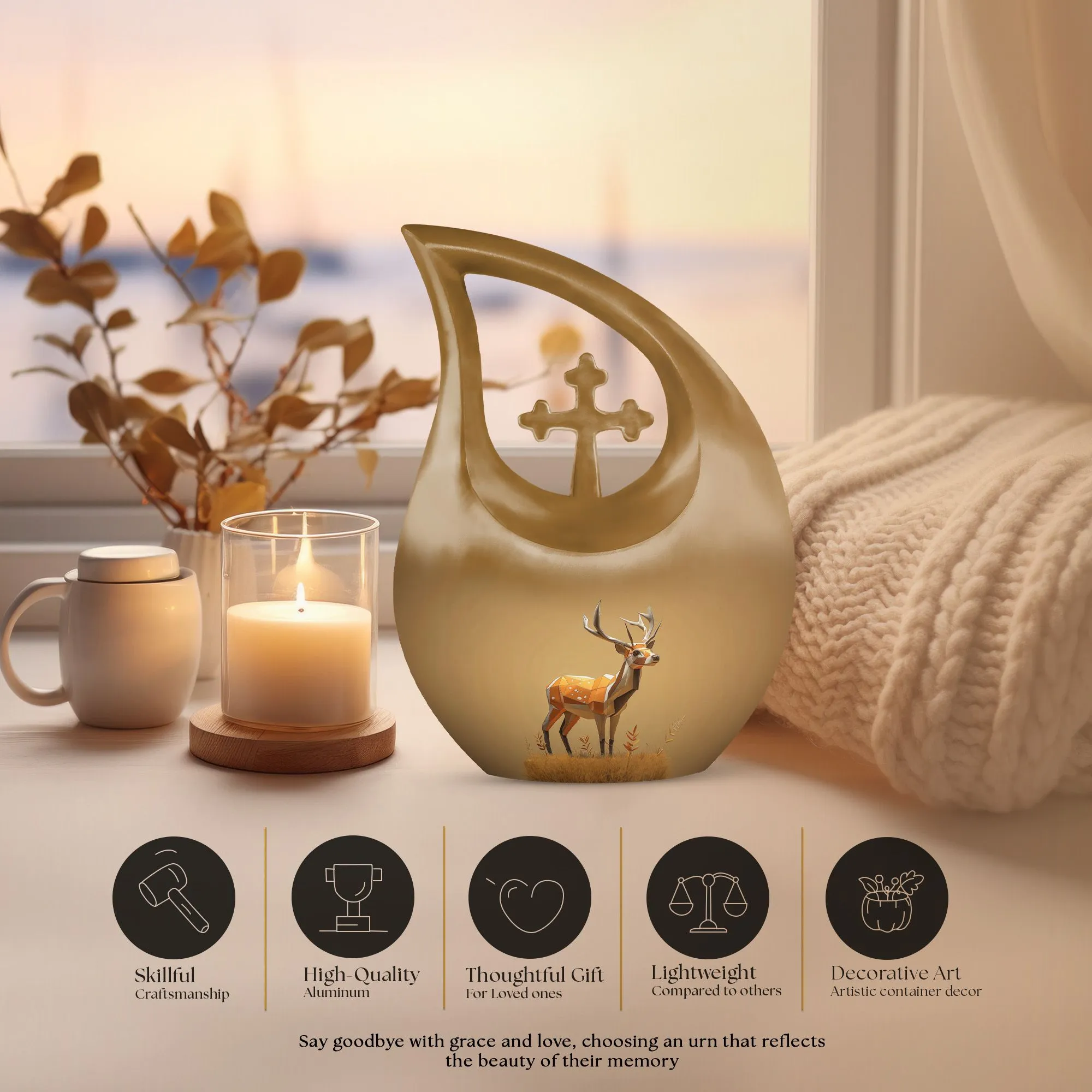 Dee Memorial Urn| Small Containers For Cremated Ashes