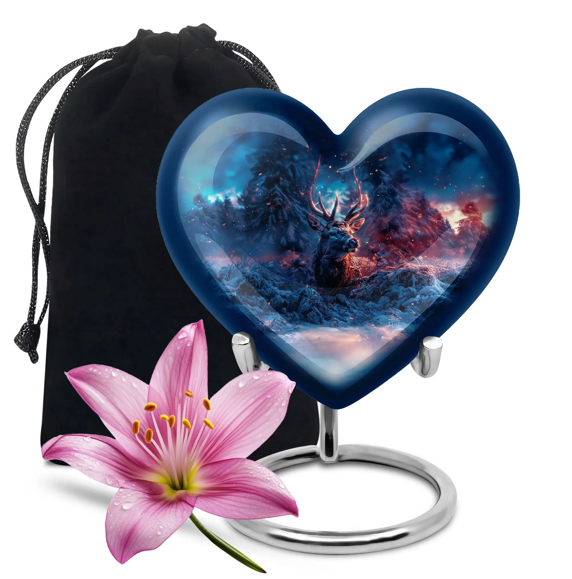 Deer Cremation Funeral Urns For Adult Ashes Men & Women