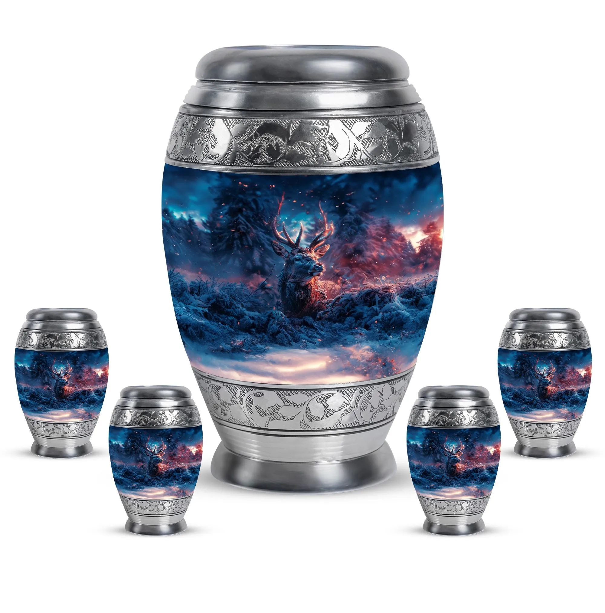 Deer Cremation Funeral Urns For Adult Ashes Men & Women