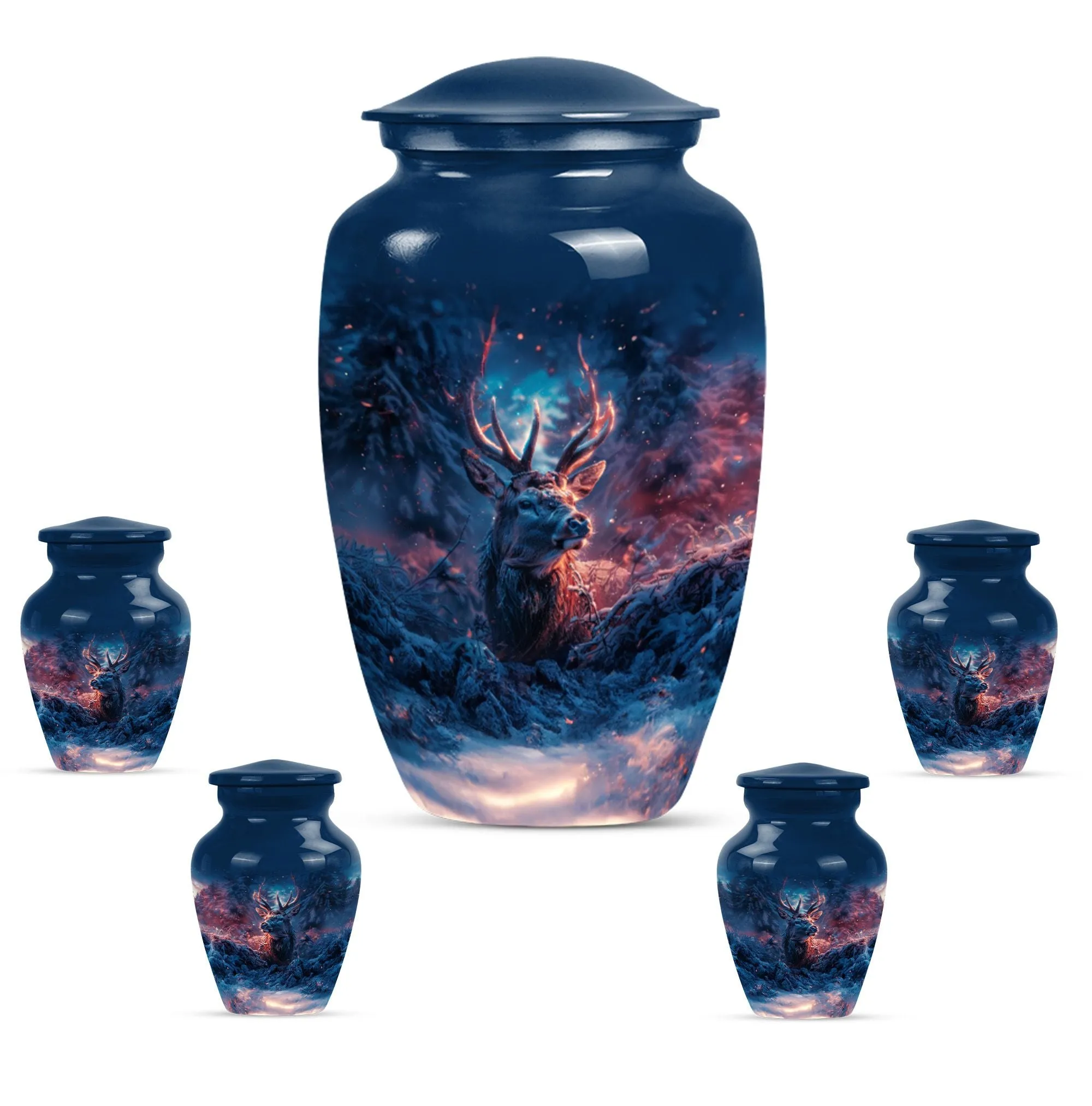 Deer Cremation Funeral Urns For Adult Ashes Men & Women