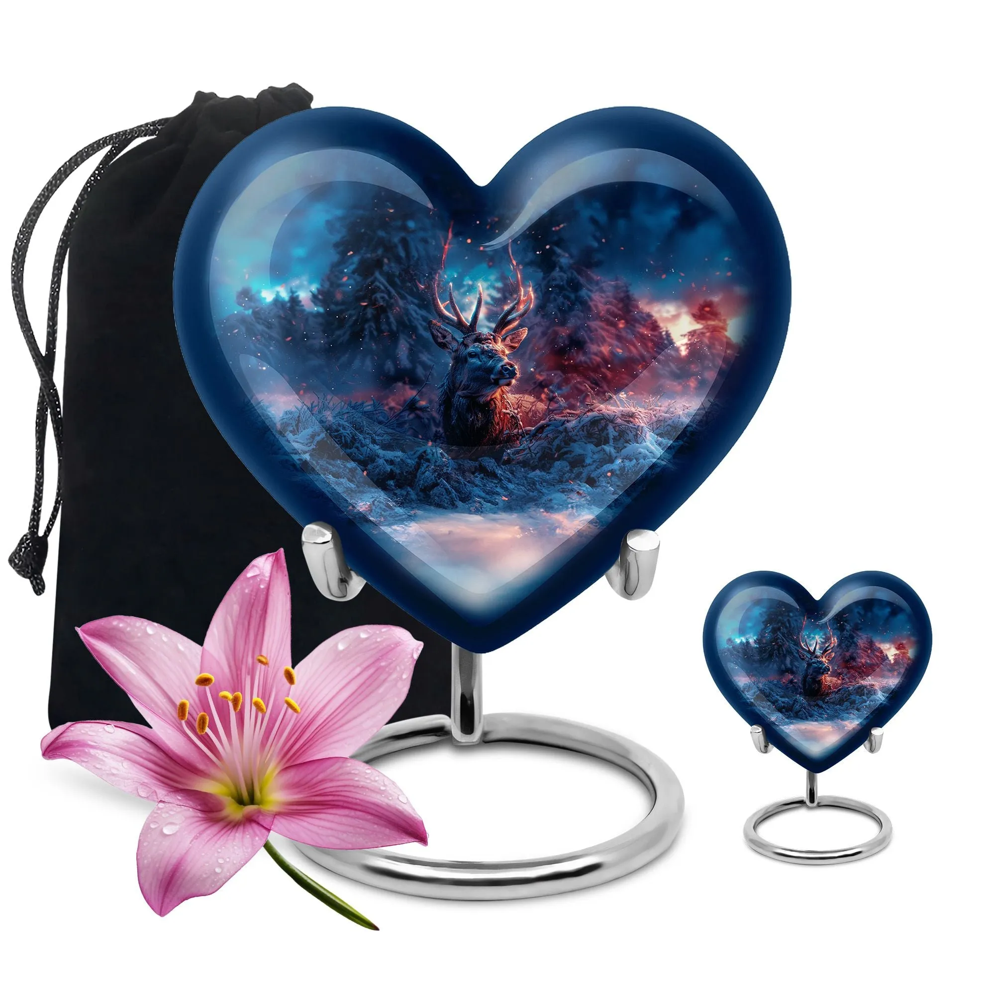 Deer Cremation Funeral Urns For Adult Ashes Men & Women