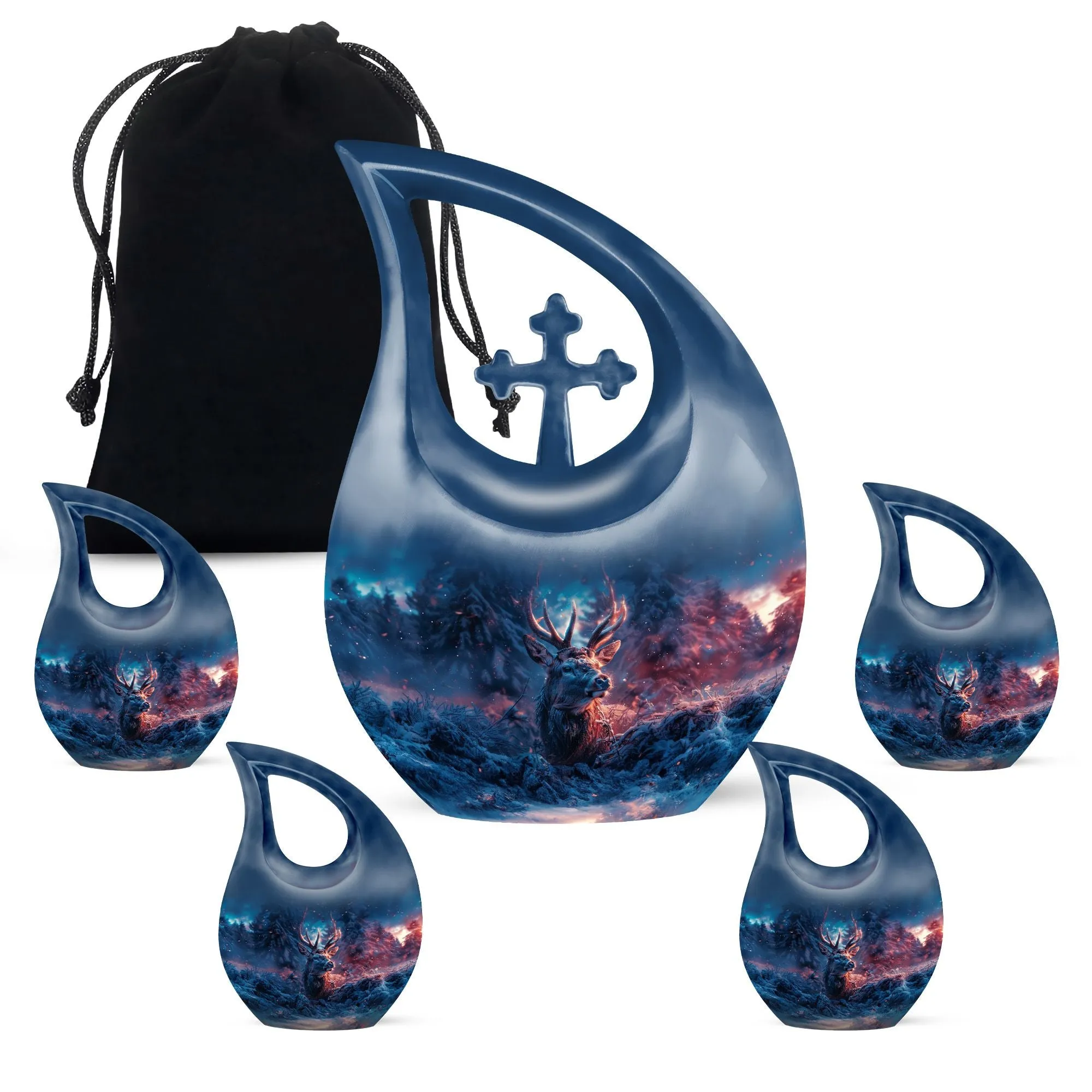 Deer Cremation Funeral Urns For Adult Ashes Men & Women