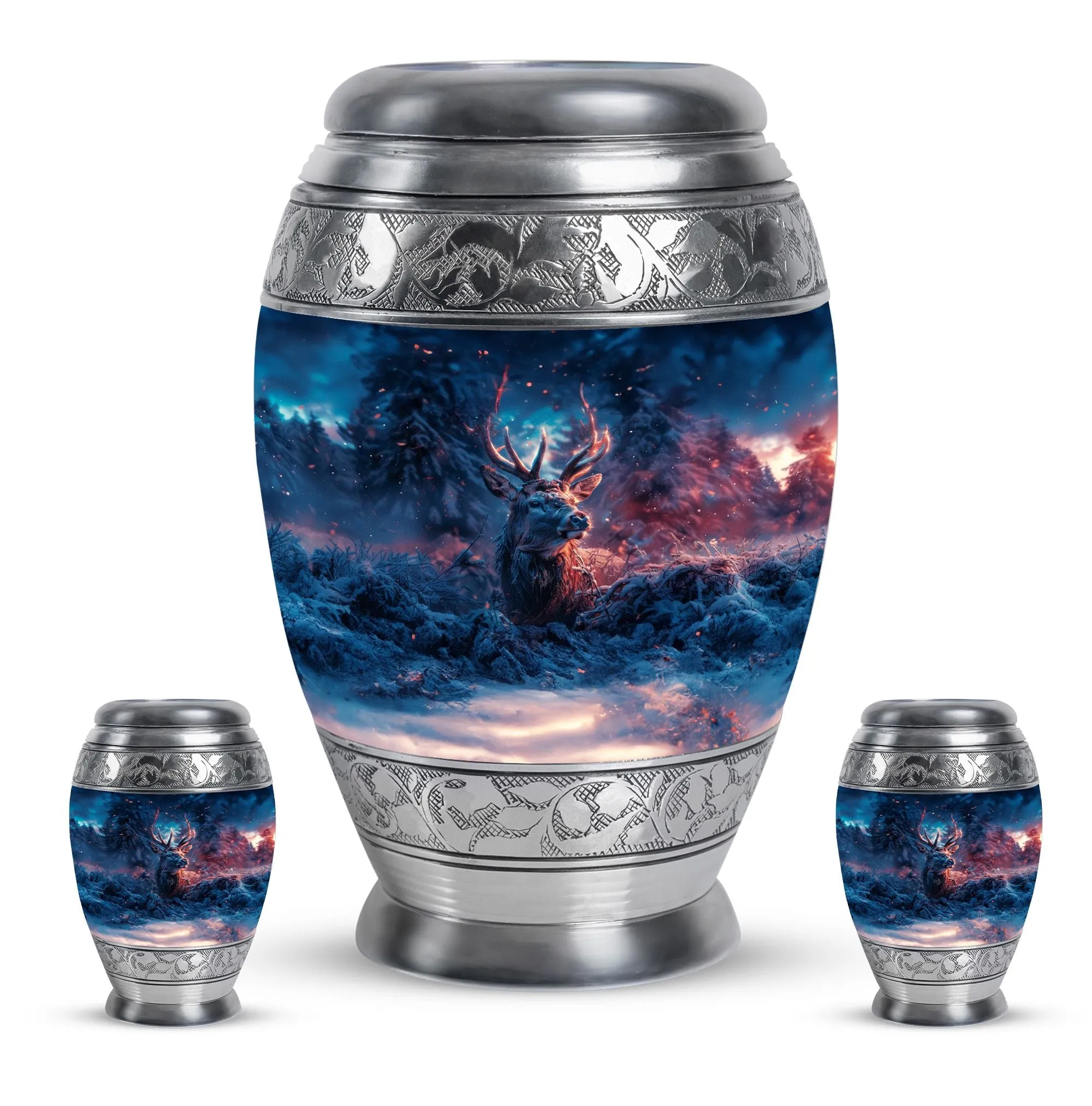Deer Cremation Funeral Urns For Adult Ashes Men & Women