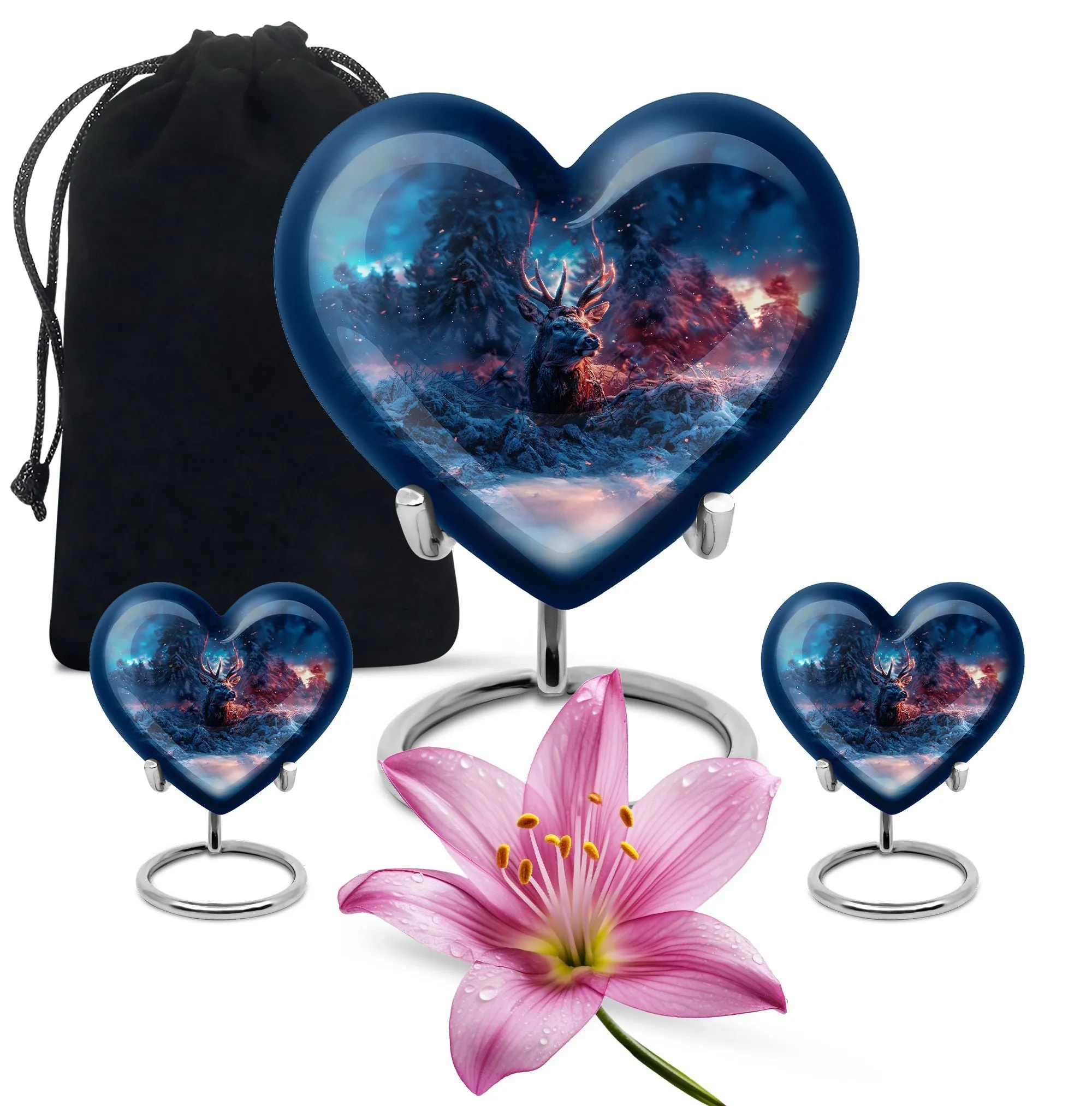 Deer Cremation Funeral Urns For Adult Ashes Men & Women