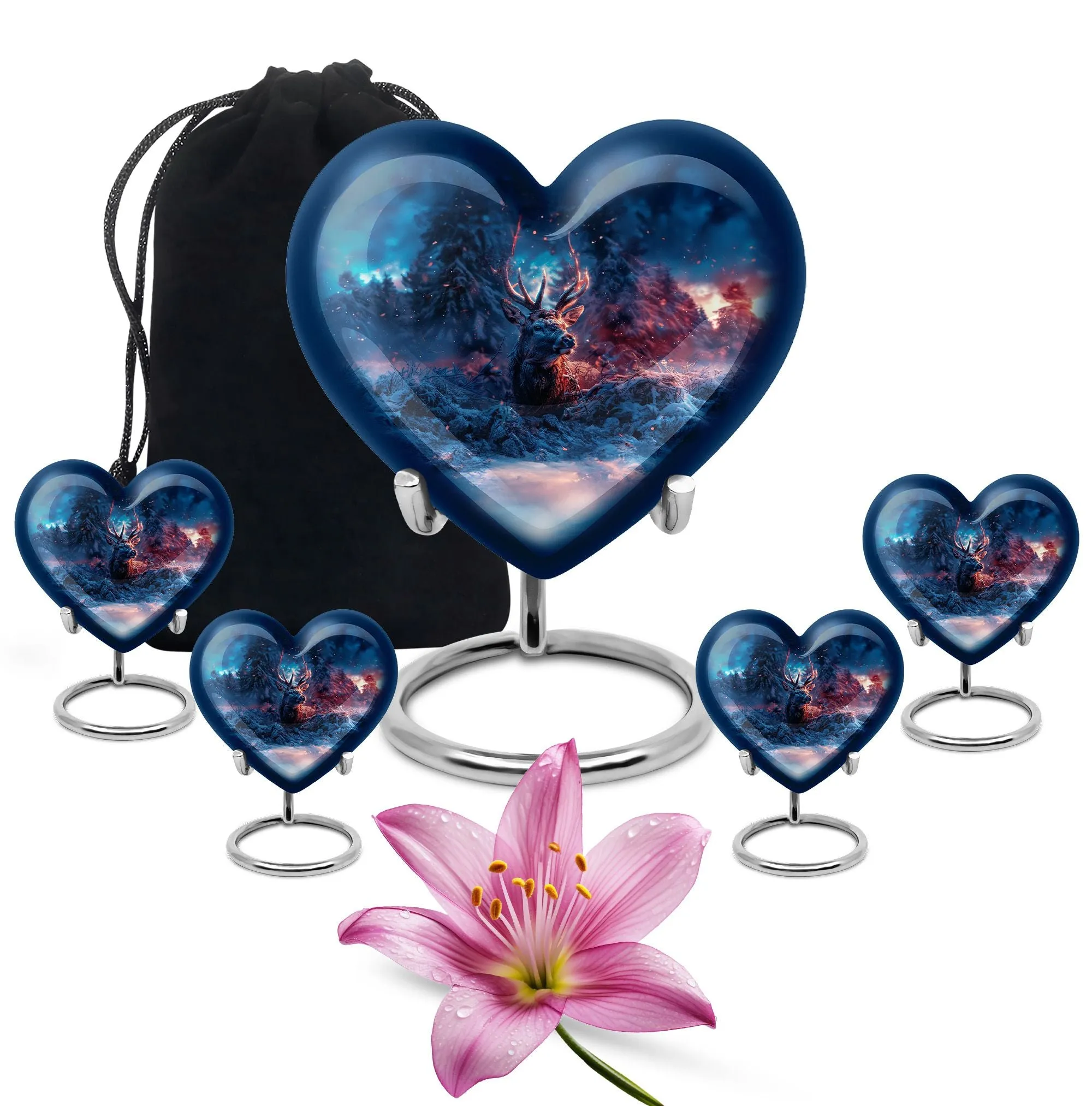 Deer Cremation Funeral Urns For Adult Ashes Men & Women