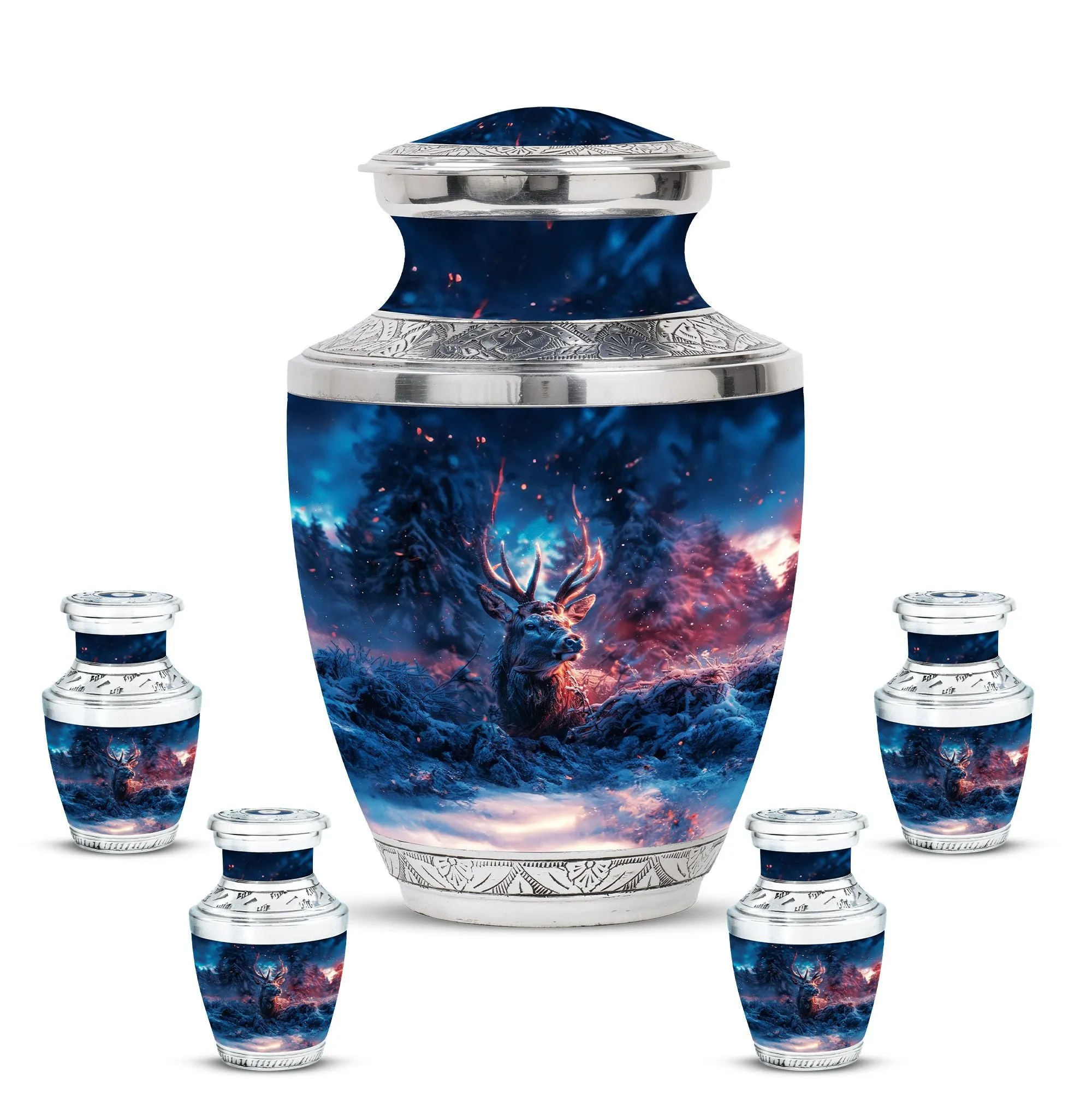 Deer Cremation Funeral Urns For Adult Ashes Men & Women