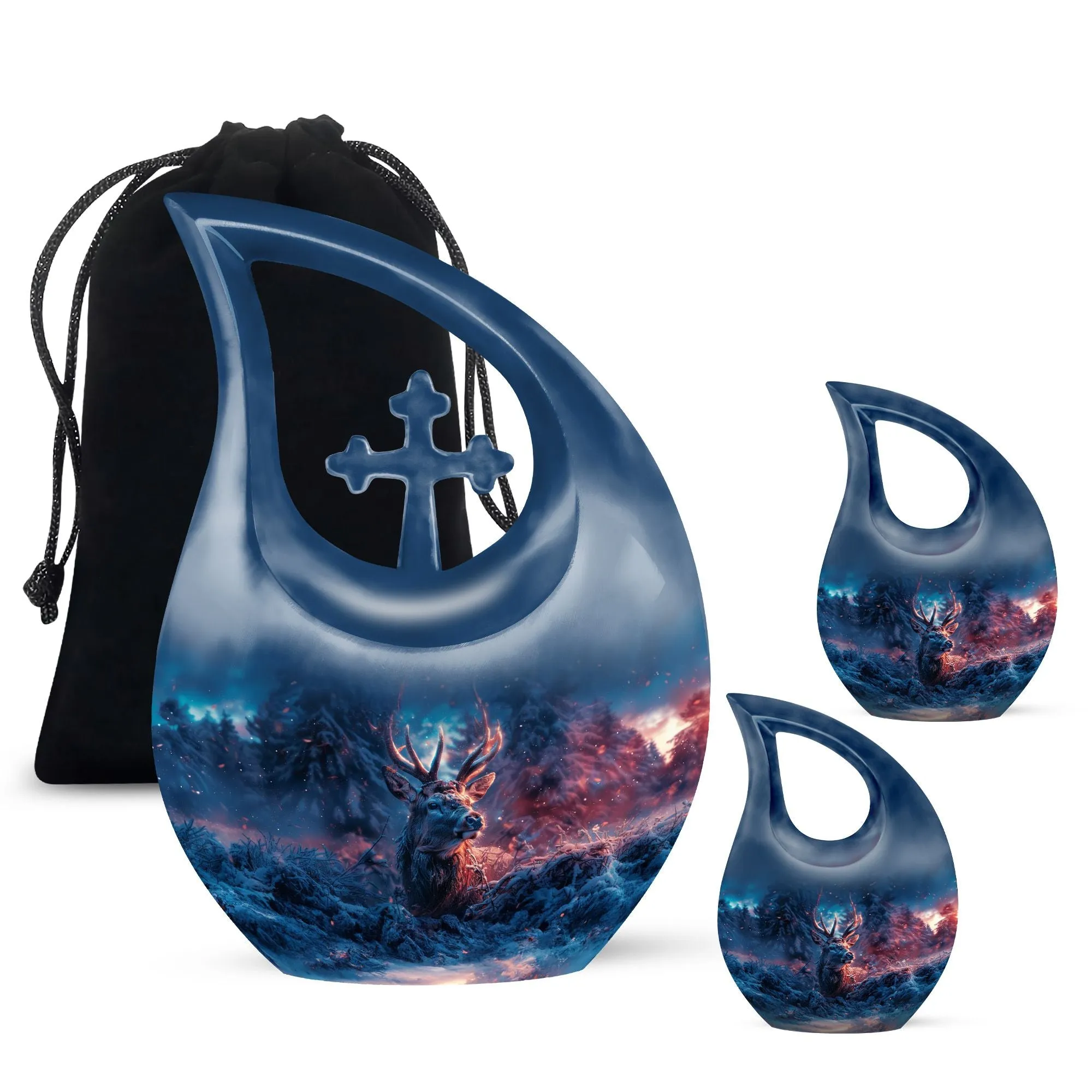 Deer Cremation Funeral Urns For Adult Ashes Men & Women