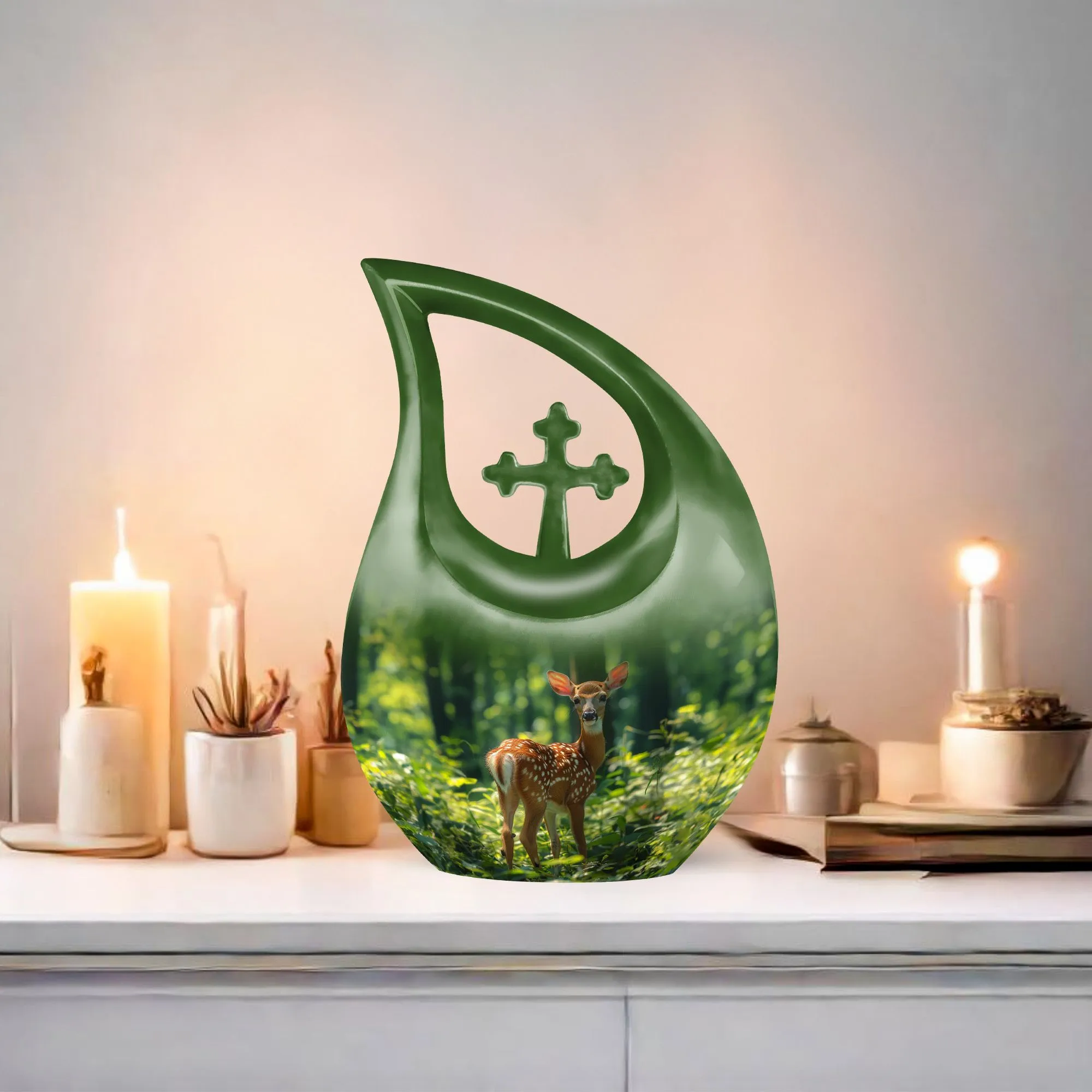 Deer Cremation Urn: Keepsake Cremation Urn For Human Ashes