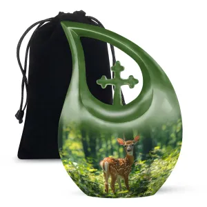 Deer Cremation Urn: Keepsake Cremation Urn For Human Ashes