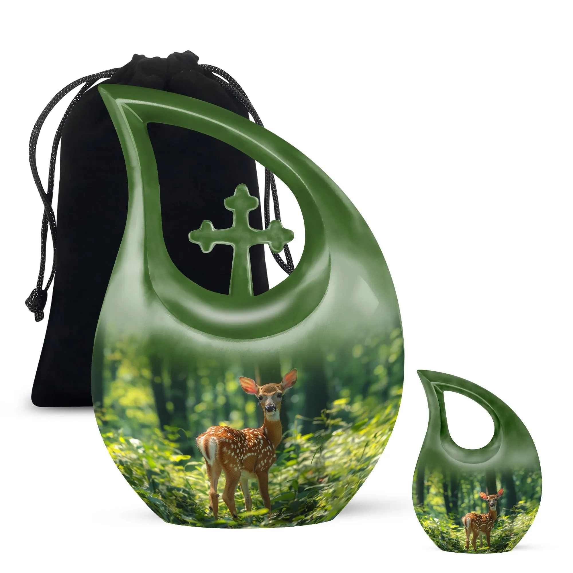 Deer Cremation Urn: Keepsake Cremation Urn For Human Ashes