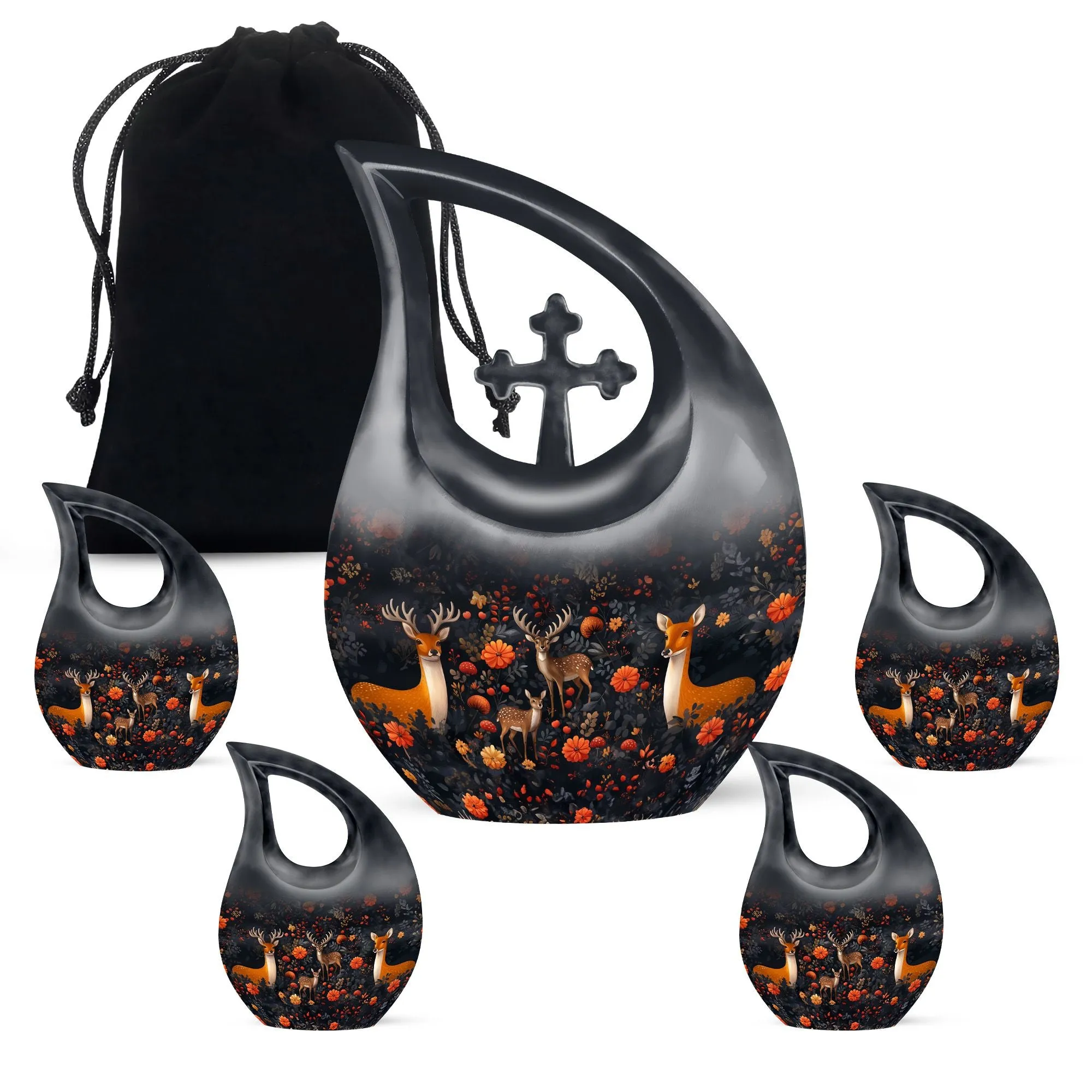 Deer Cremation Urn ; Xxl Cremation Urn For Human ashes