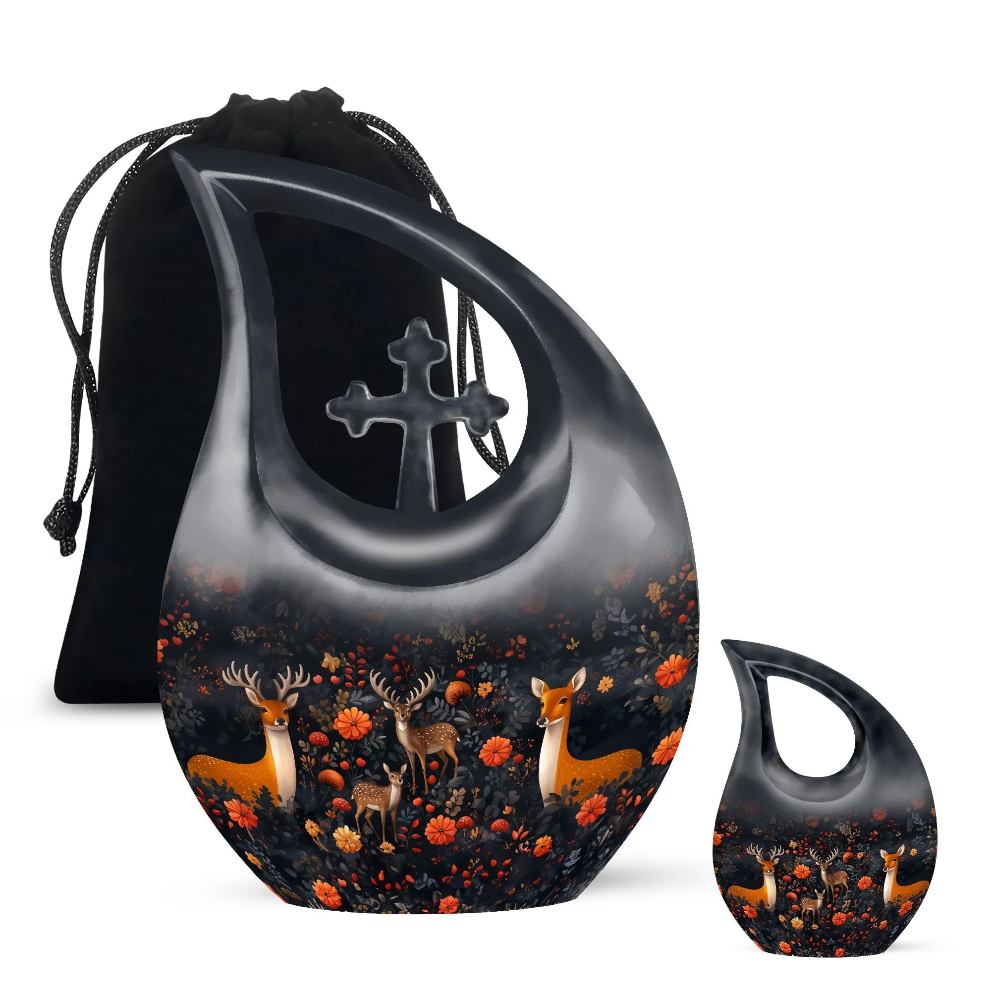 Deer Cremation Urn ; Xxl Cremation Urn For Human ashes