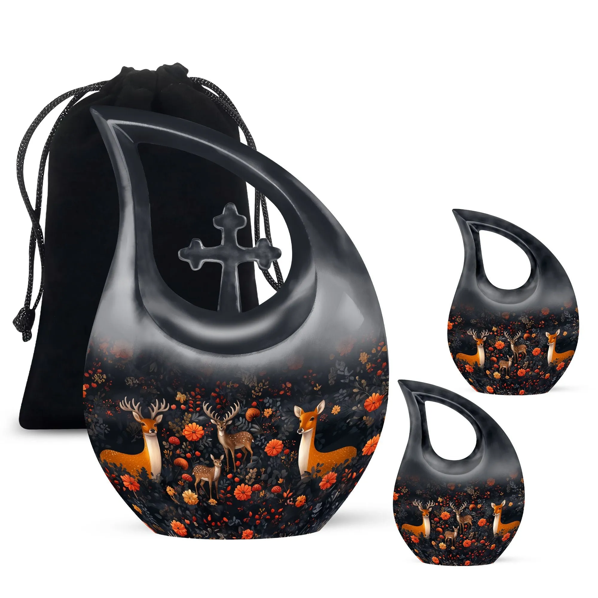 Deer Cremation Urn ; Xxl Cremation Urn For Human ashes