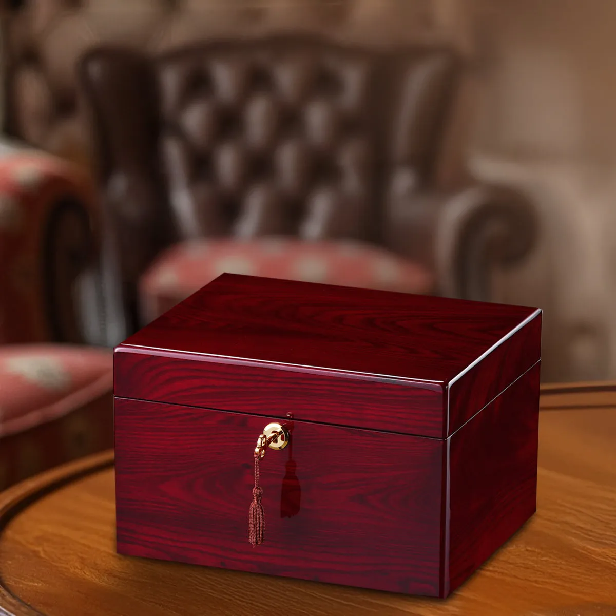 Devotion Rosewood Chest Wood Urn