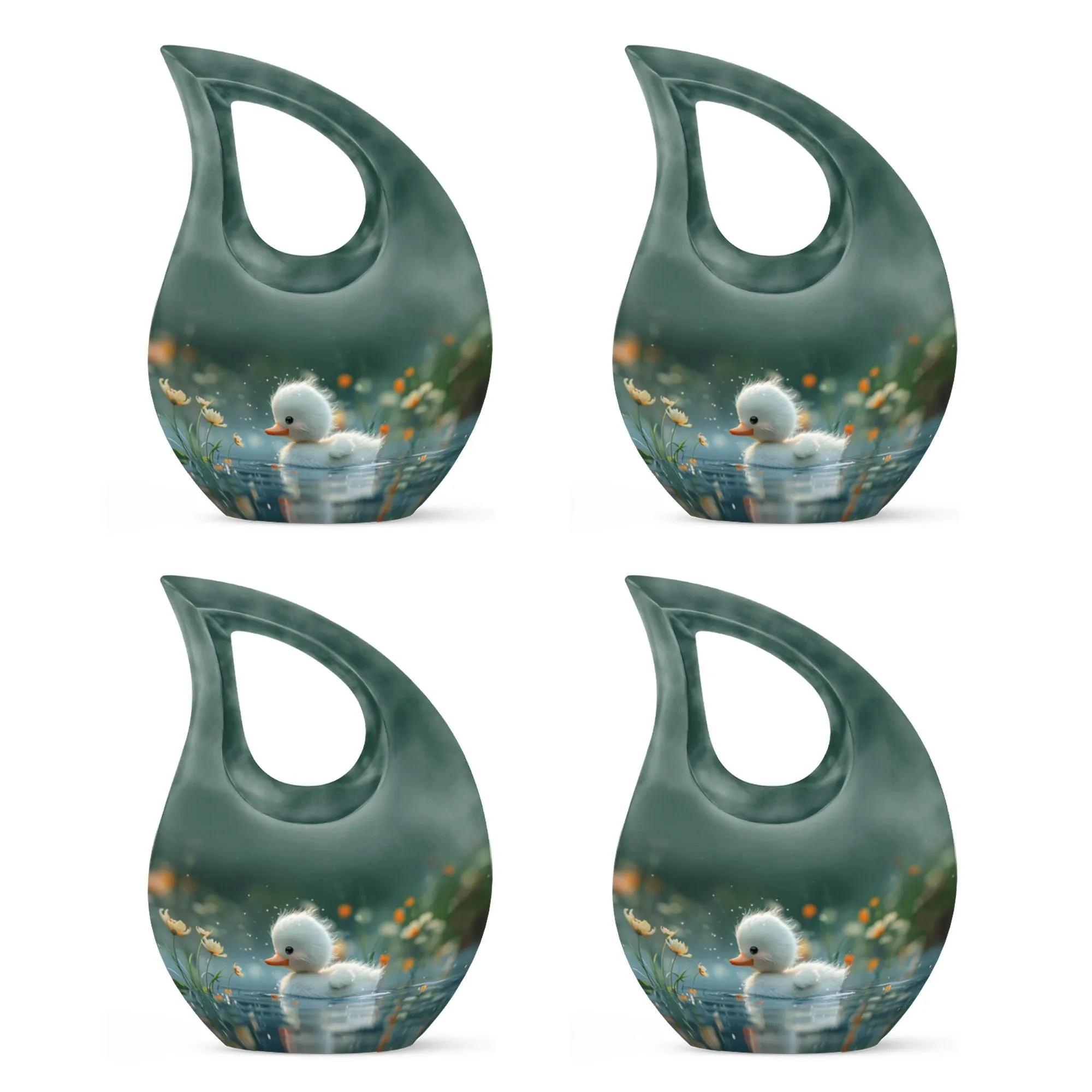 Dewy Dawn Duckling Memorial Urn For Human Ashes