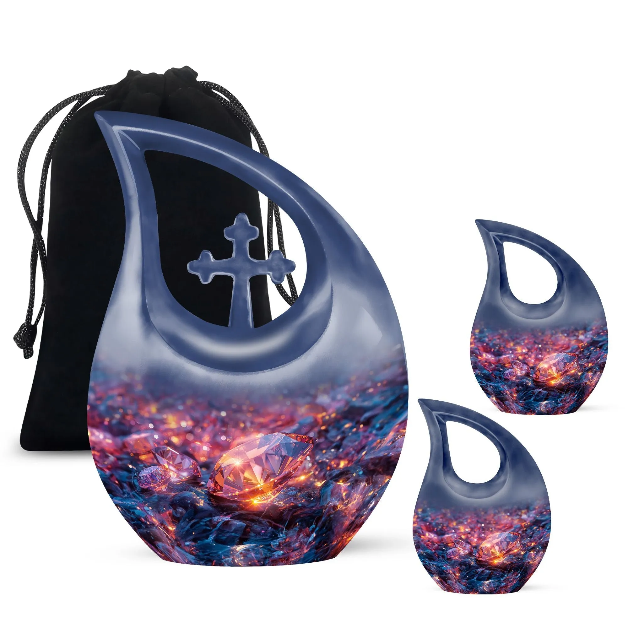 Diamond Urn Harmony - Peaceful Memorial Cremation Urn