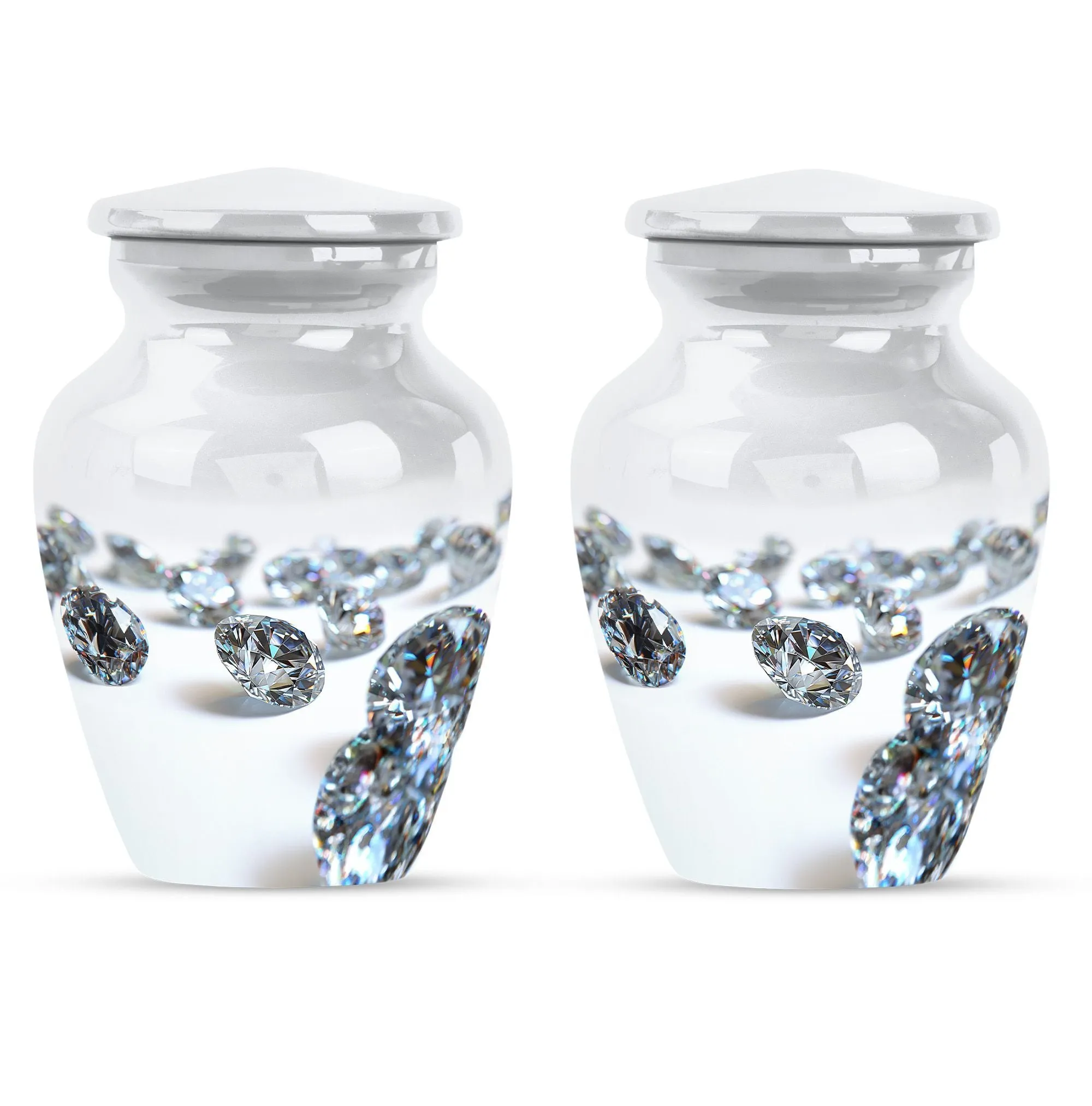 Diamond Waterfall Journey - Classic Custom Burial Urn