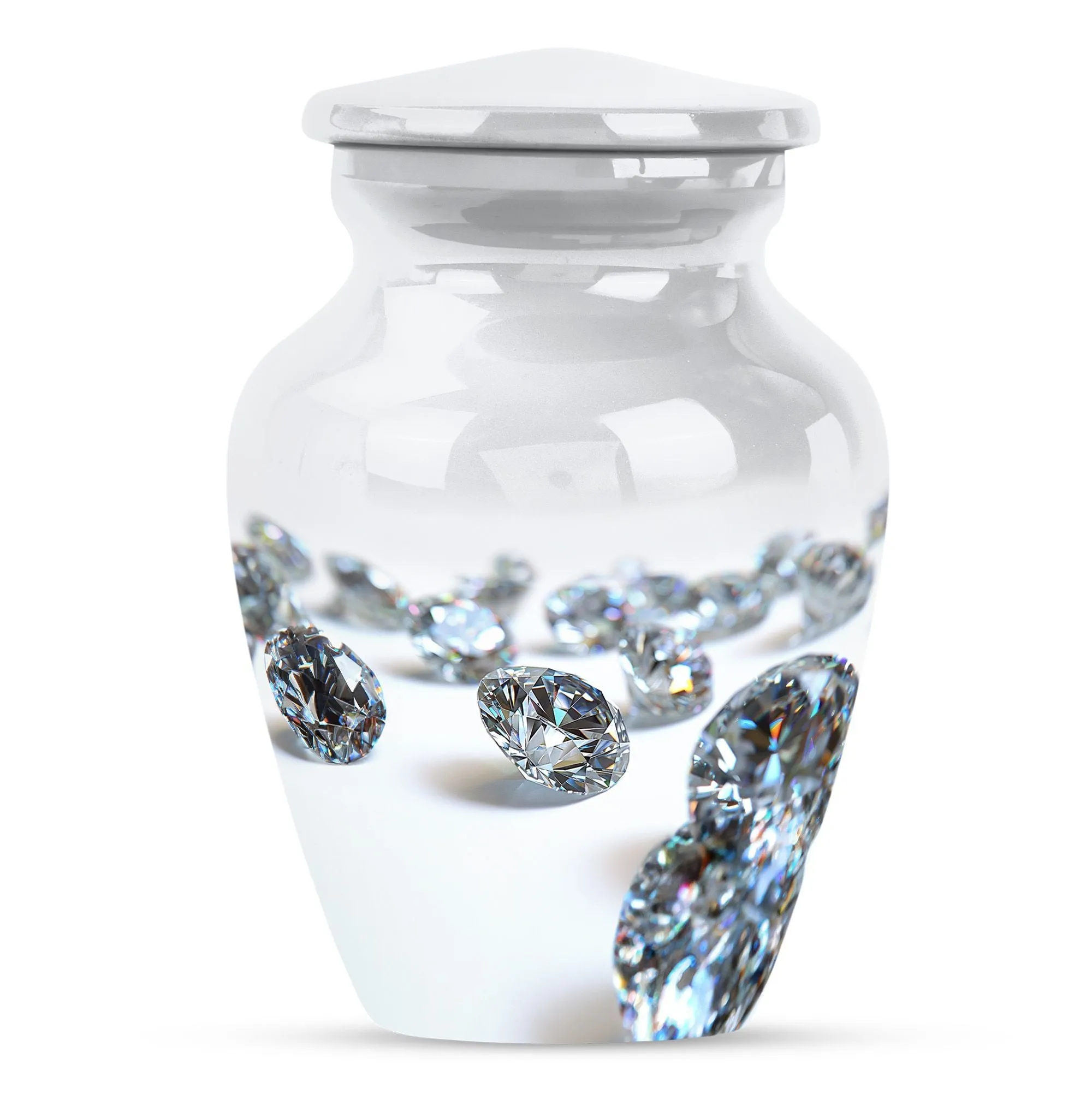 Diamond Waterfall Journey - Classic Custom Burial Urn