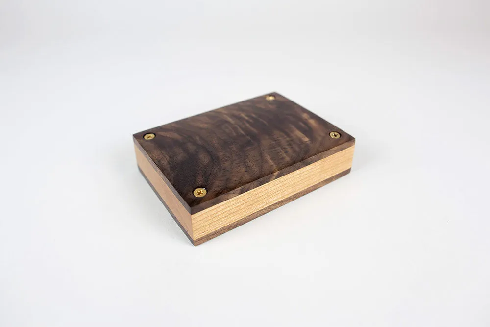 Dimensional Wood Art Seascape Small Keepsake Urn