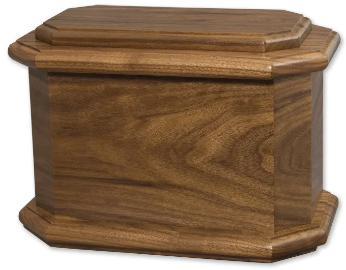 Diplomat Walnut Wood Cremation Urn