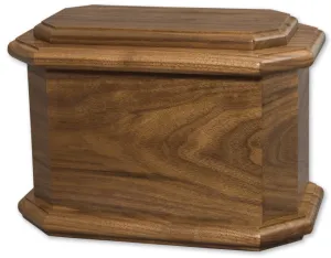 Diplomat Walnut Wood Cremation Urn