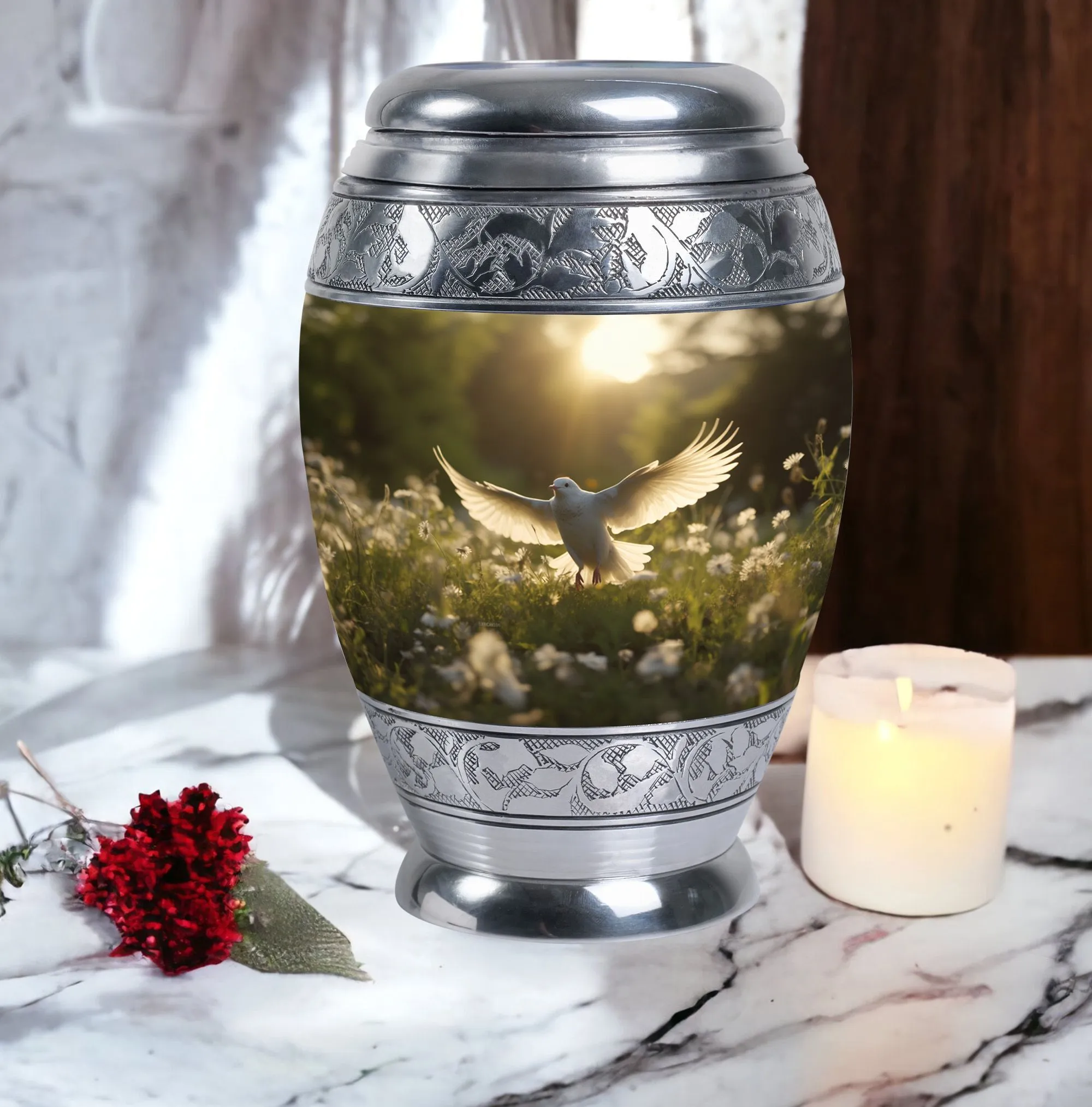 Dove Cremation - Custom Crafted Remembrance Memorial Urn