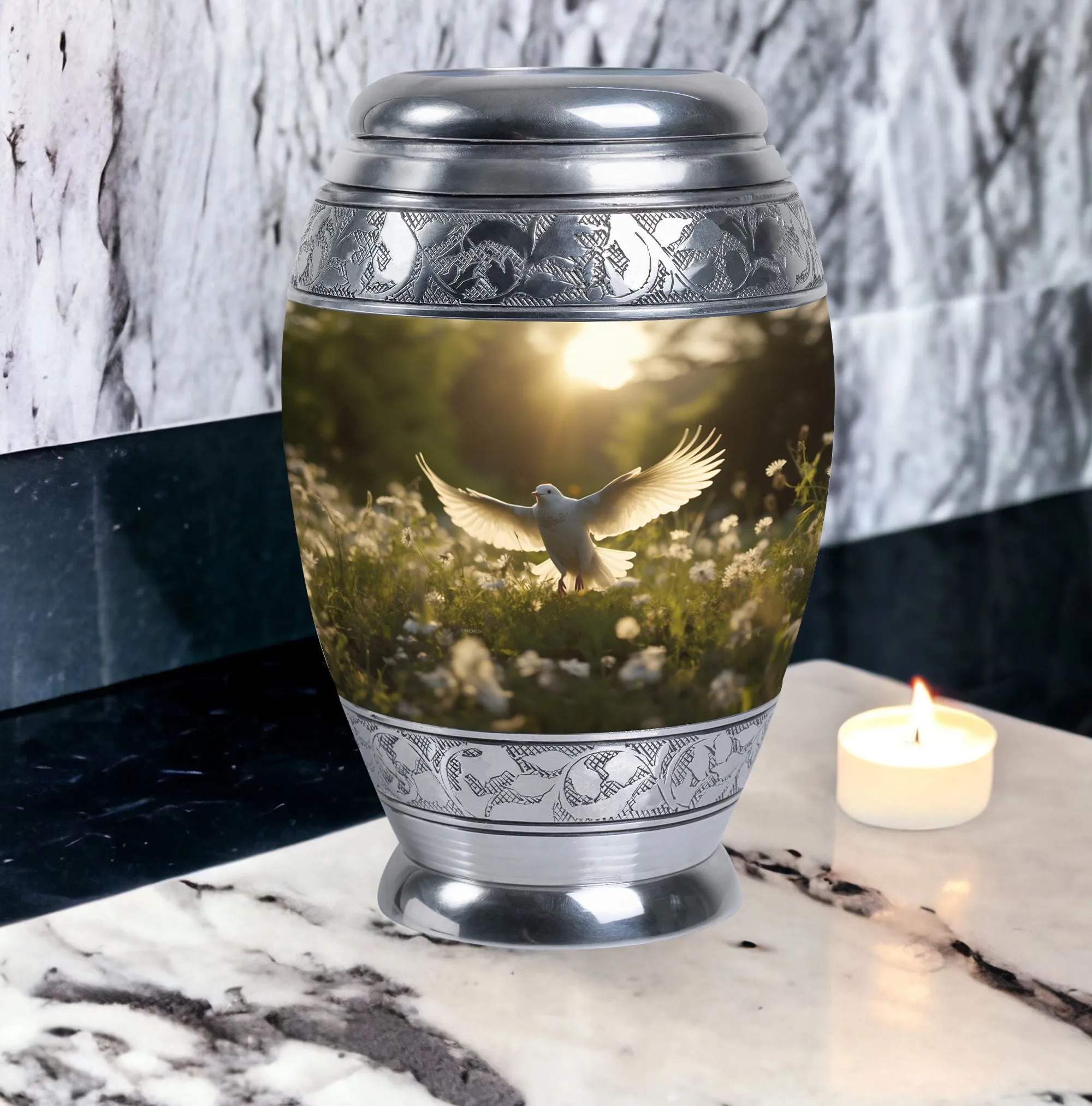 Dove Cremation - Custom Crafted Remembrance Memorial Urn