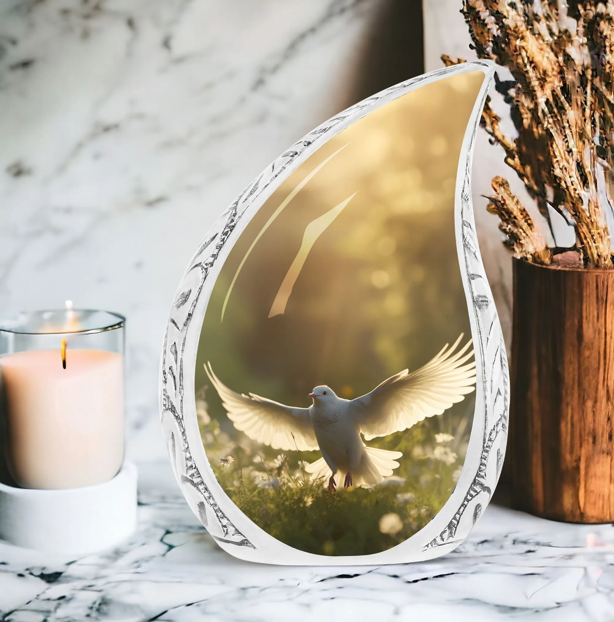 Dove Cremation Urn: Distinctive Memorial Keepsake Urn