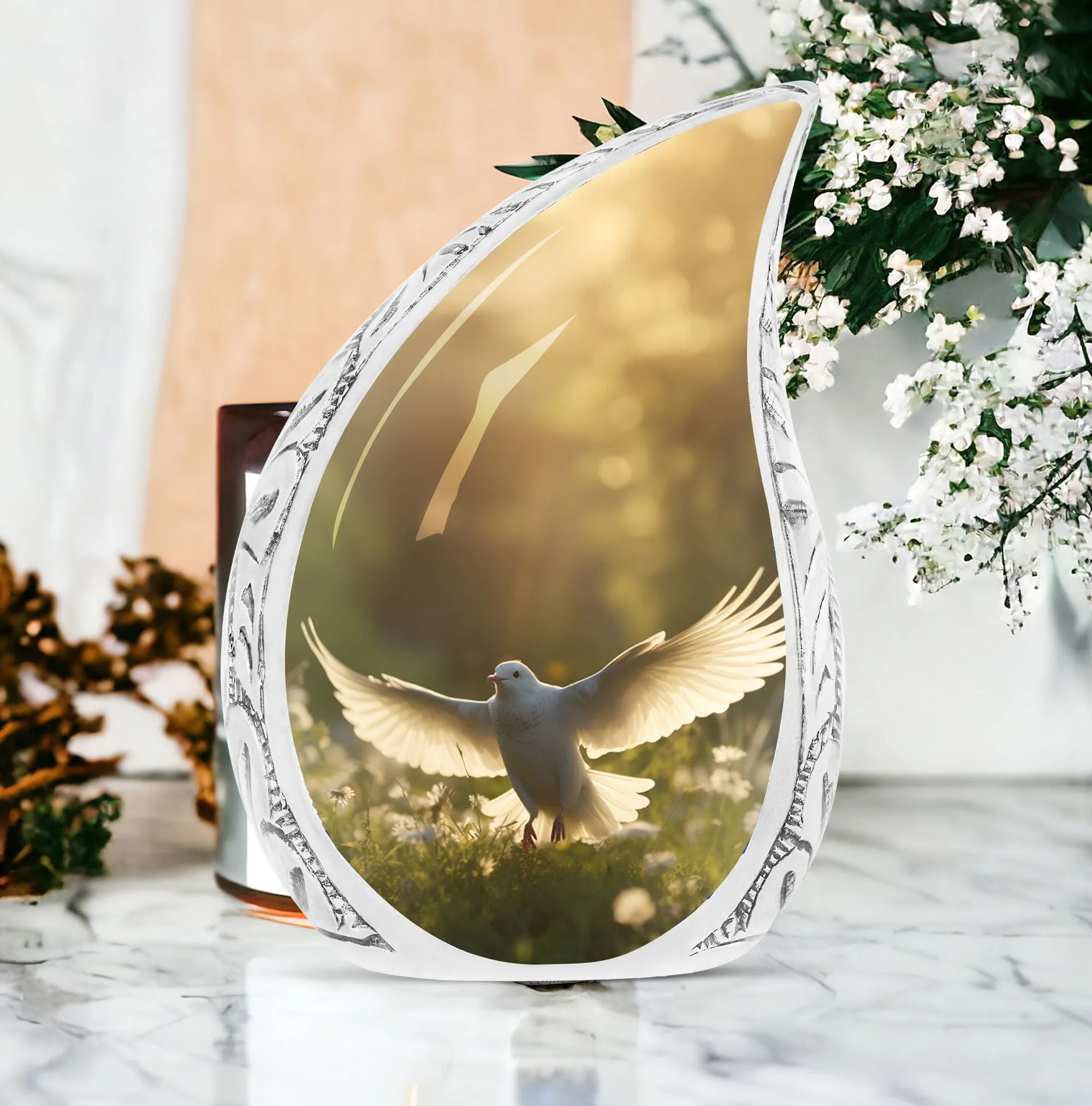 Dove Cremation Urn: Distinctive Memorial Keepsake Urn