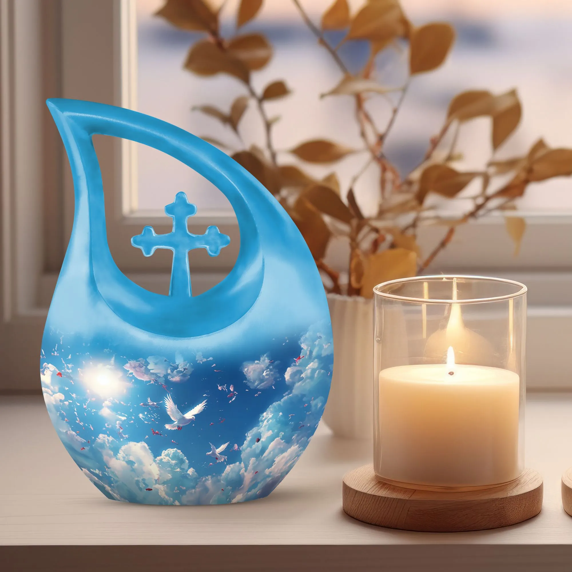 Dove Memorial Urn: Keepsake Cremation Urn For Ashes