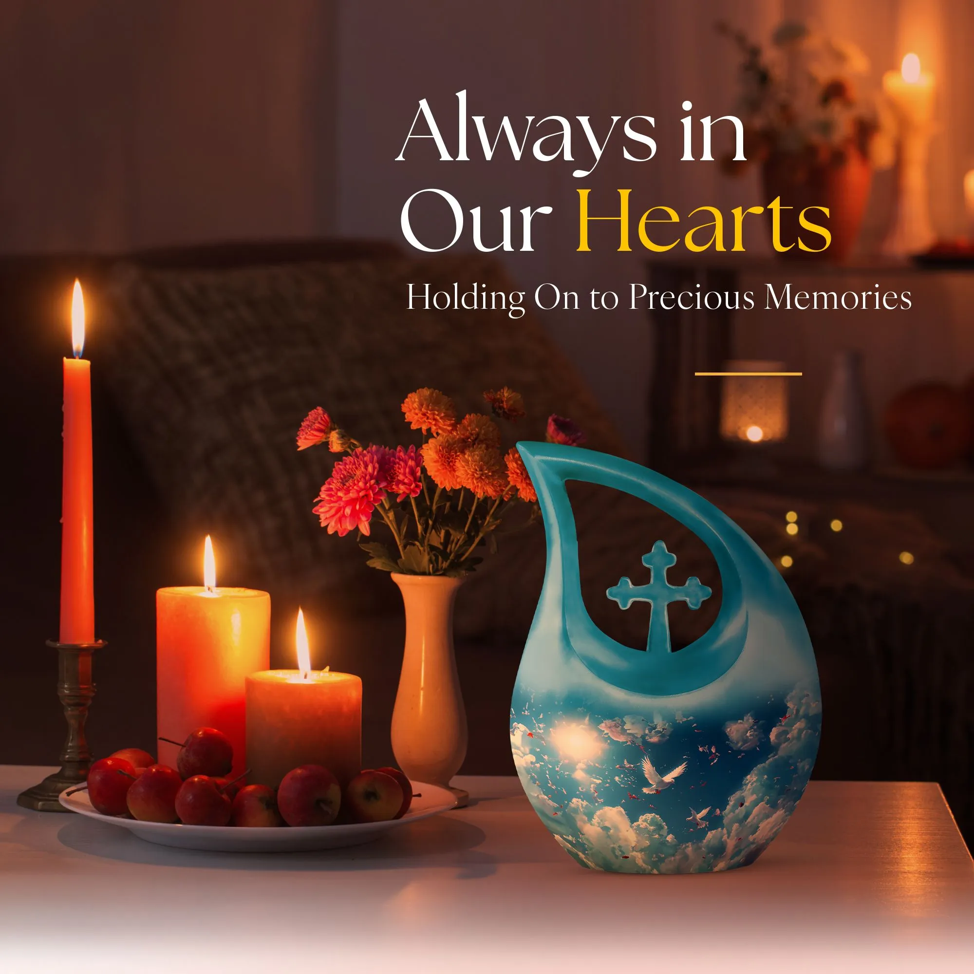 Dove Memorial Urn: Keepsake Cremation Urn For Ashes