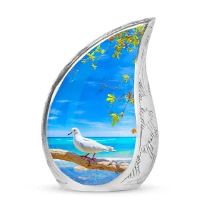 Dove Memory Sealer: Personalized Cremation Urn For Ashes