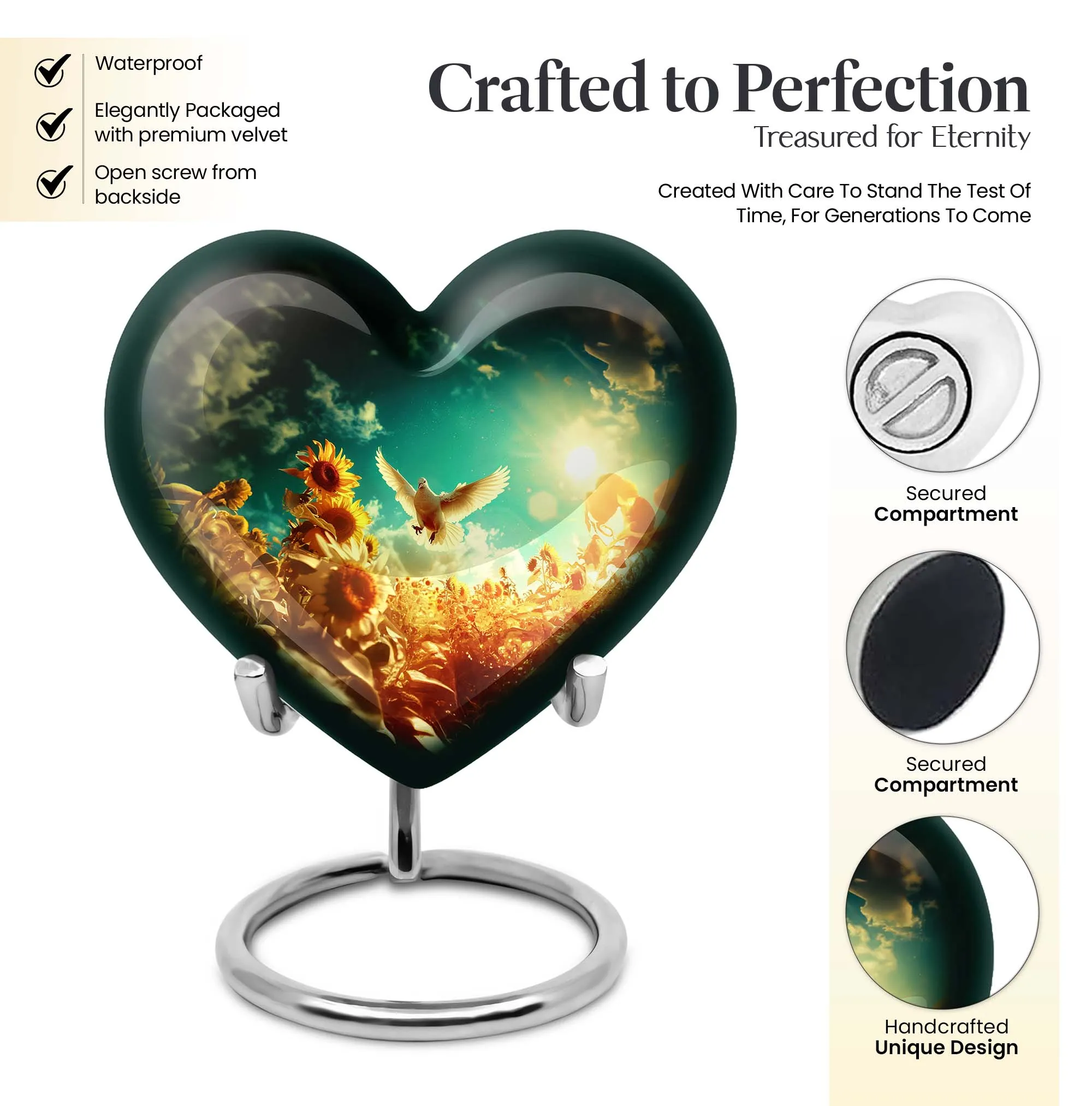 Dove Urn - Unique Cremation Solidarity for Lost Loved Ones