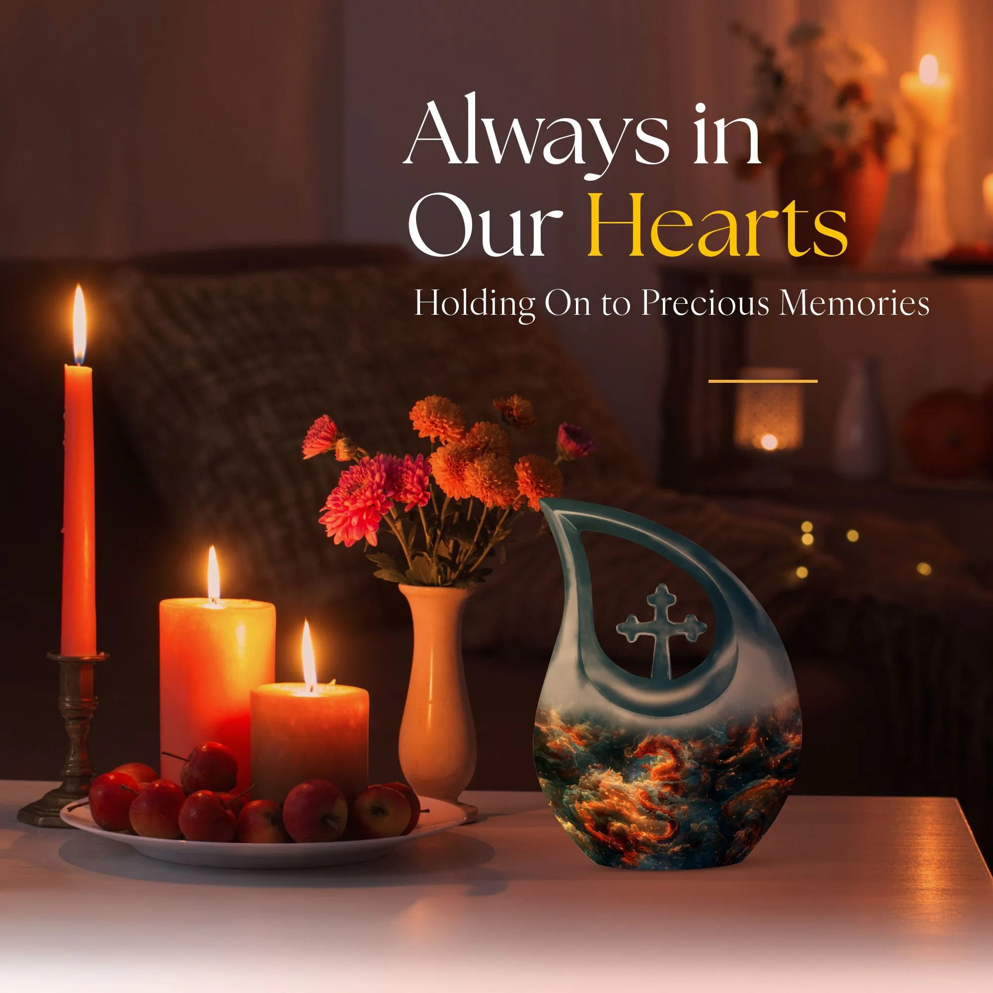 Dragon craft Memorial Urn for Human Ashes