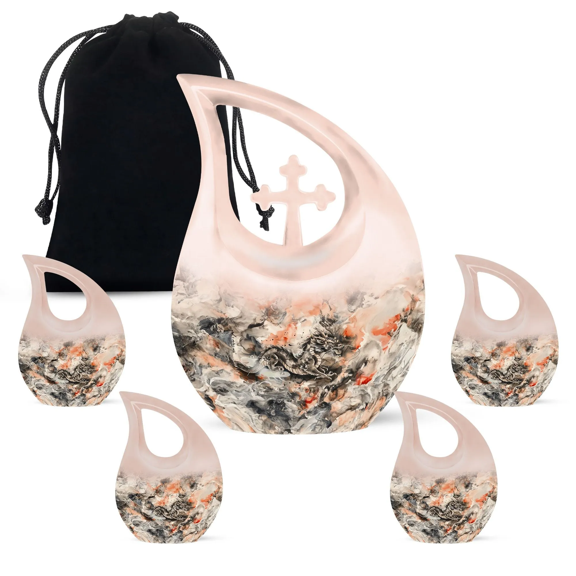 Dragon Urn: Compact Memorial Urn, Personalized Remembrance
