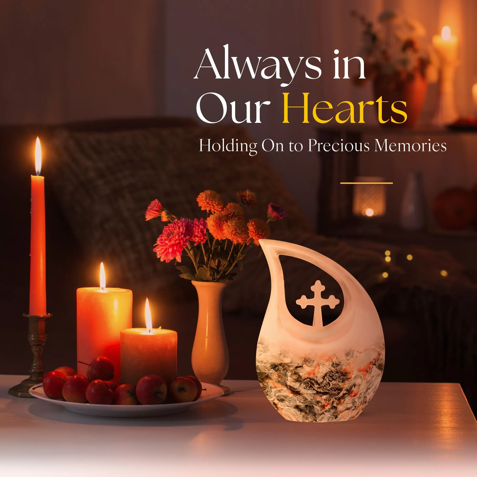 Dragon Urn: Compact Memorial Urn, Personalized Remembrance