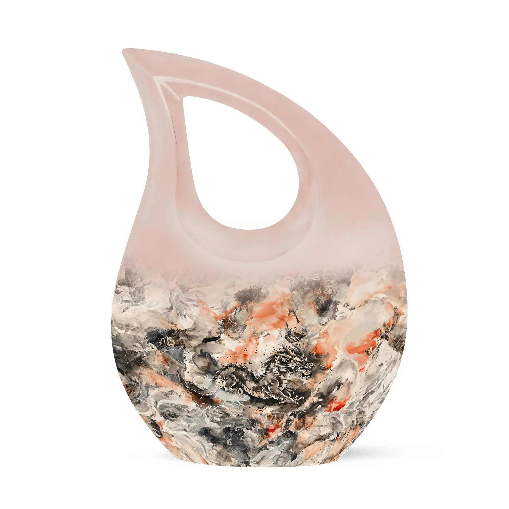 Dragon Urn: Compact Memorial Urn, Personalized Remembrance