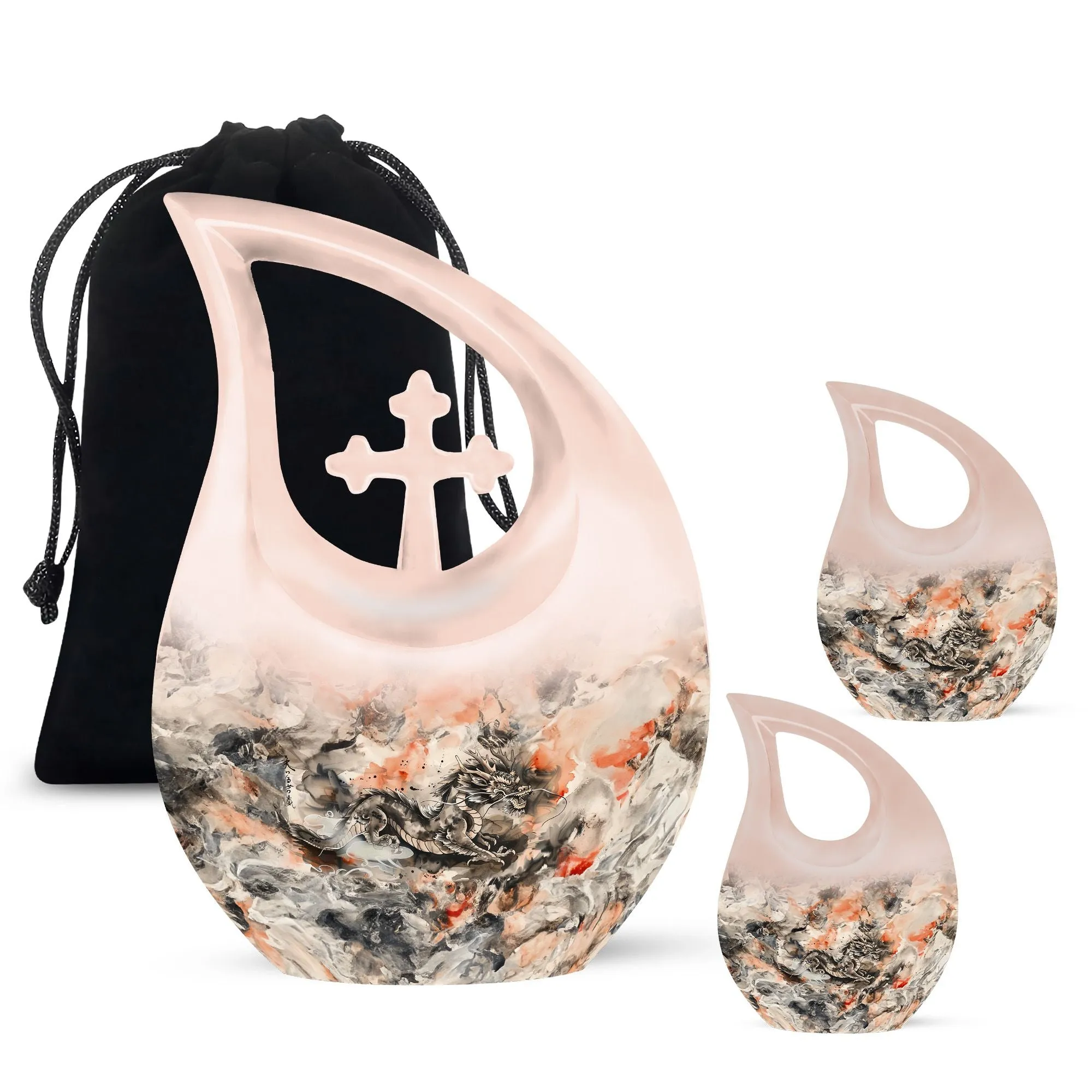 Dragon Urn: Compact Memorial Urn, Personalized Remembrance