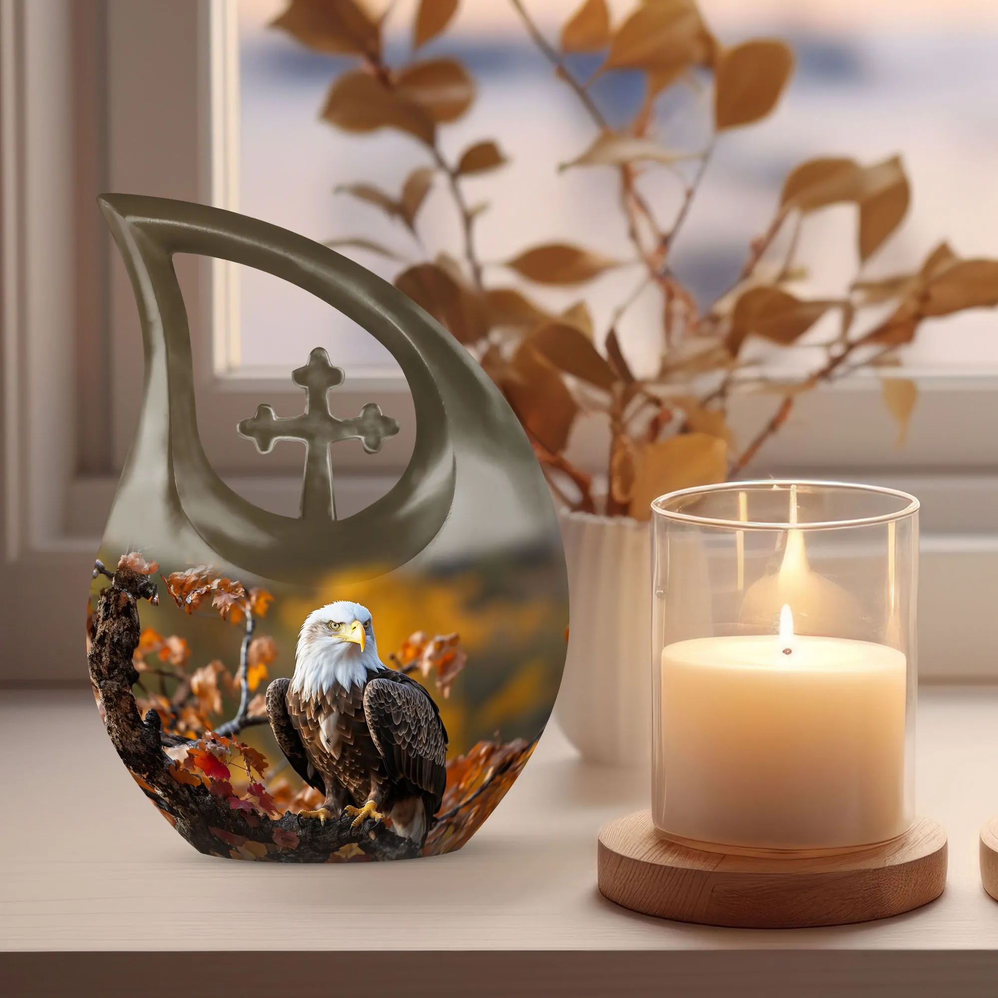 Eagle Soar large urn for ashes urn for human cremains