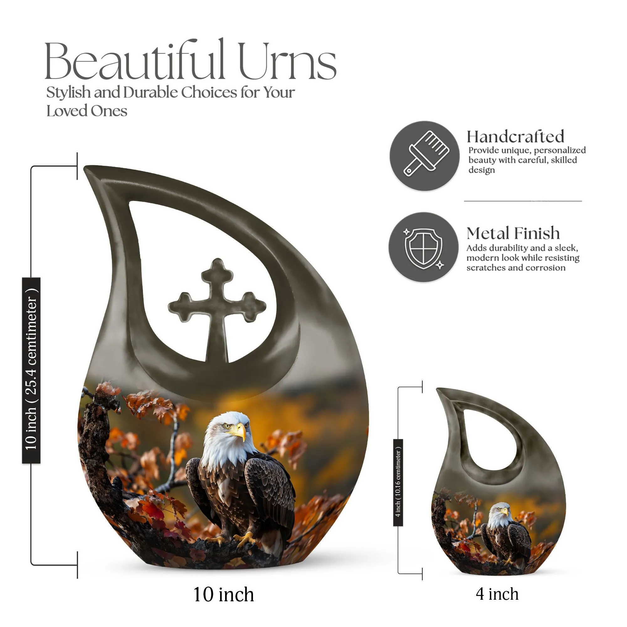 Eagle Soar large urn for ashes urn for human cremains