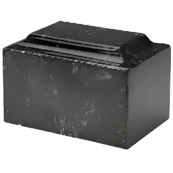 Ebony, Cultured Marble Cremation Urn | Quality Urns For less | Engravable