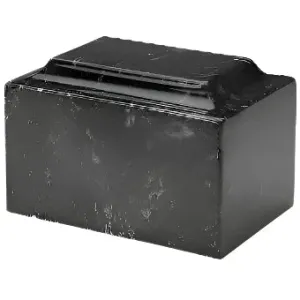 Ebony, Cultured Marble Cremation Urn | Quality Urns For less | Engravable