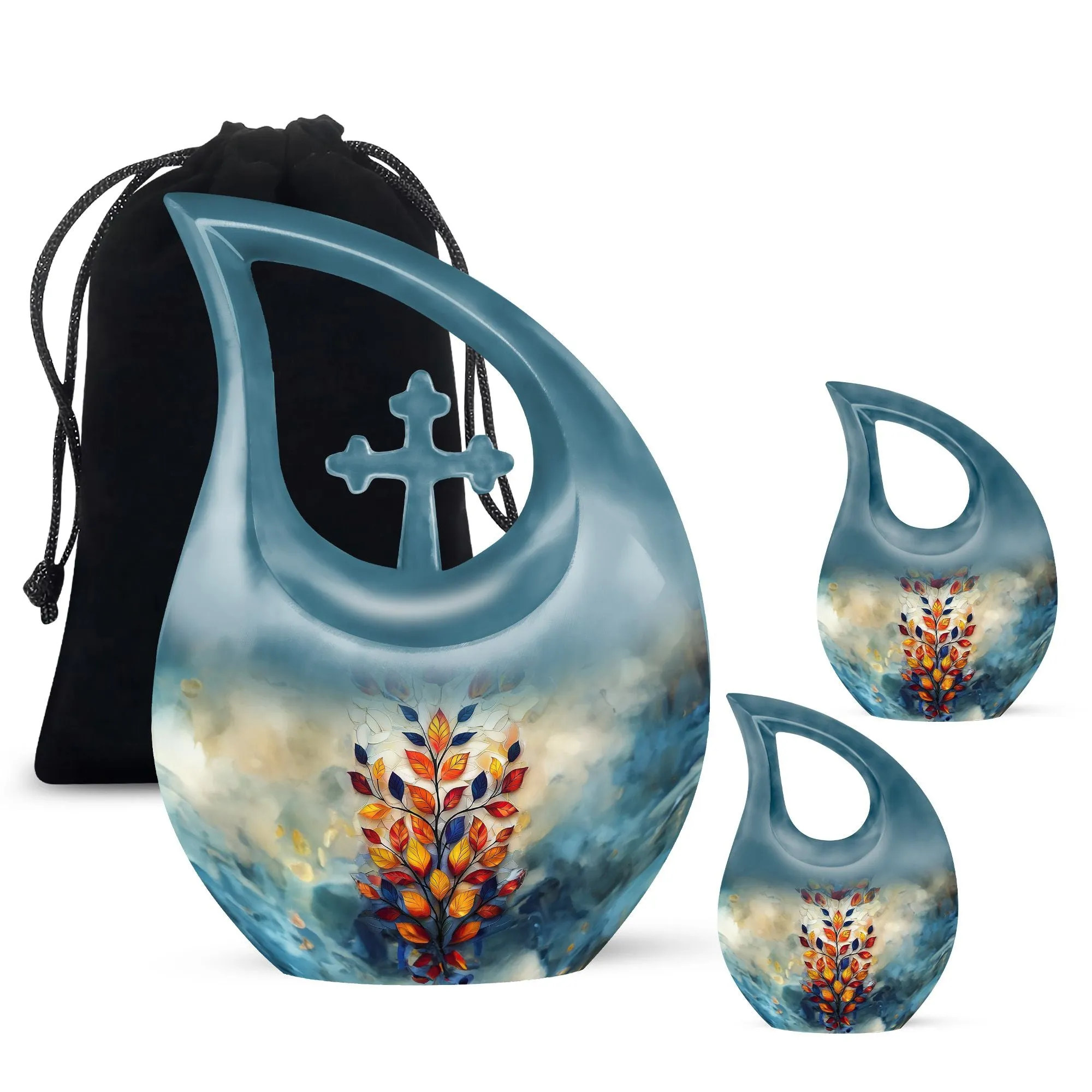 Elegant Stained Glass Urn: Affordable Memorable Resting Place