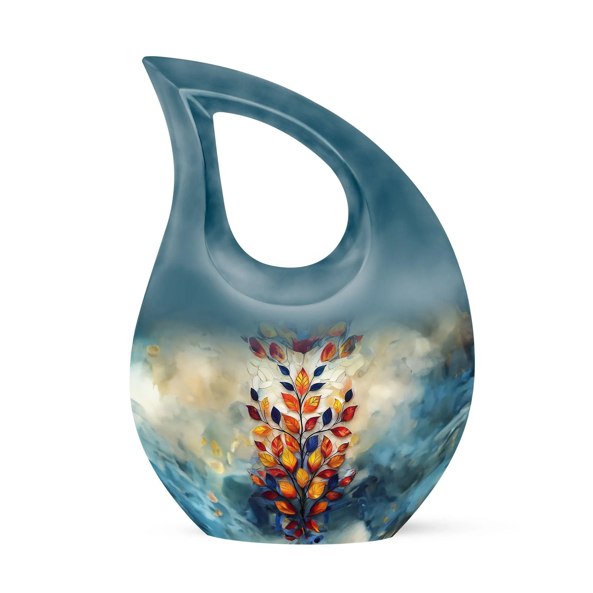 Elegant Stained Glass Urn: Affordable Memorable Resting Place
