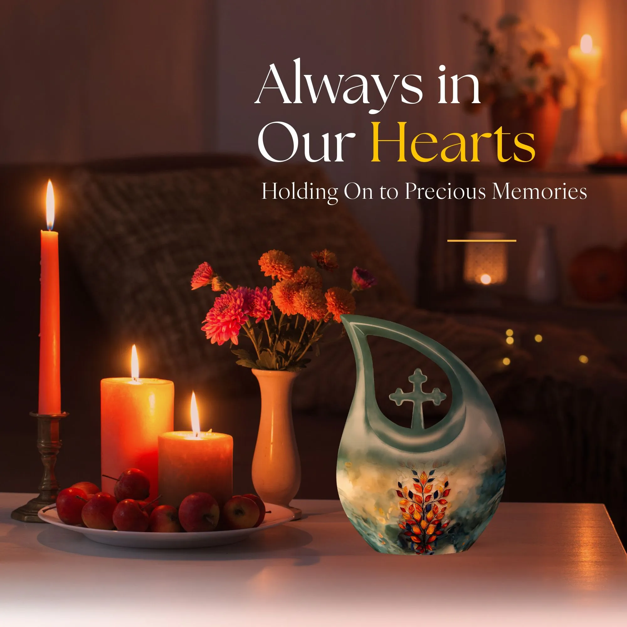 Elegant Stained Glass Urn: Affordable Memorable Resting Place