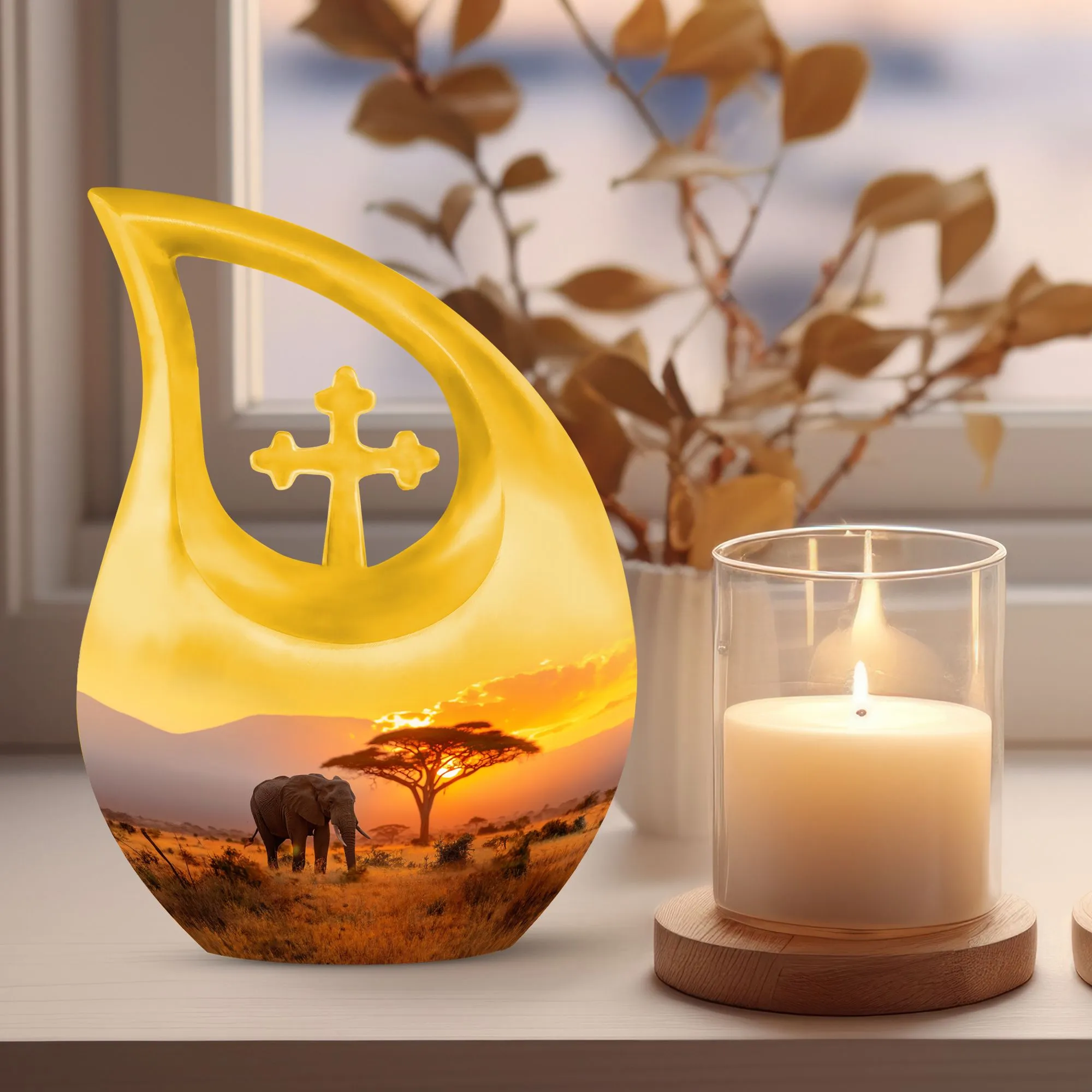 Elephant Urn: Commemorating Loved Ones, Medium Size Memory Keeper