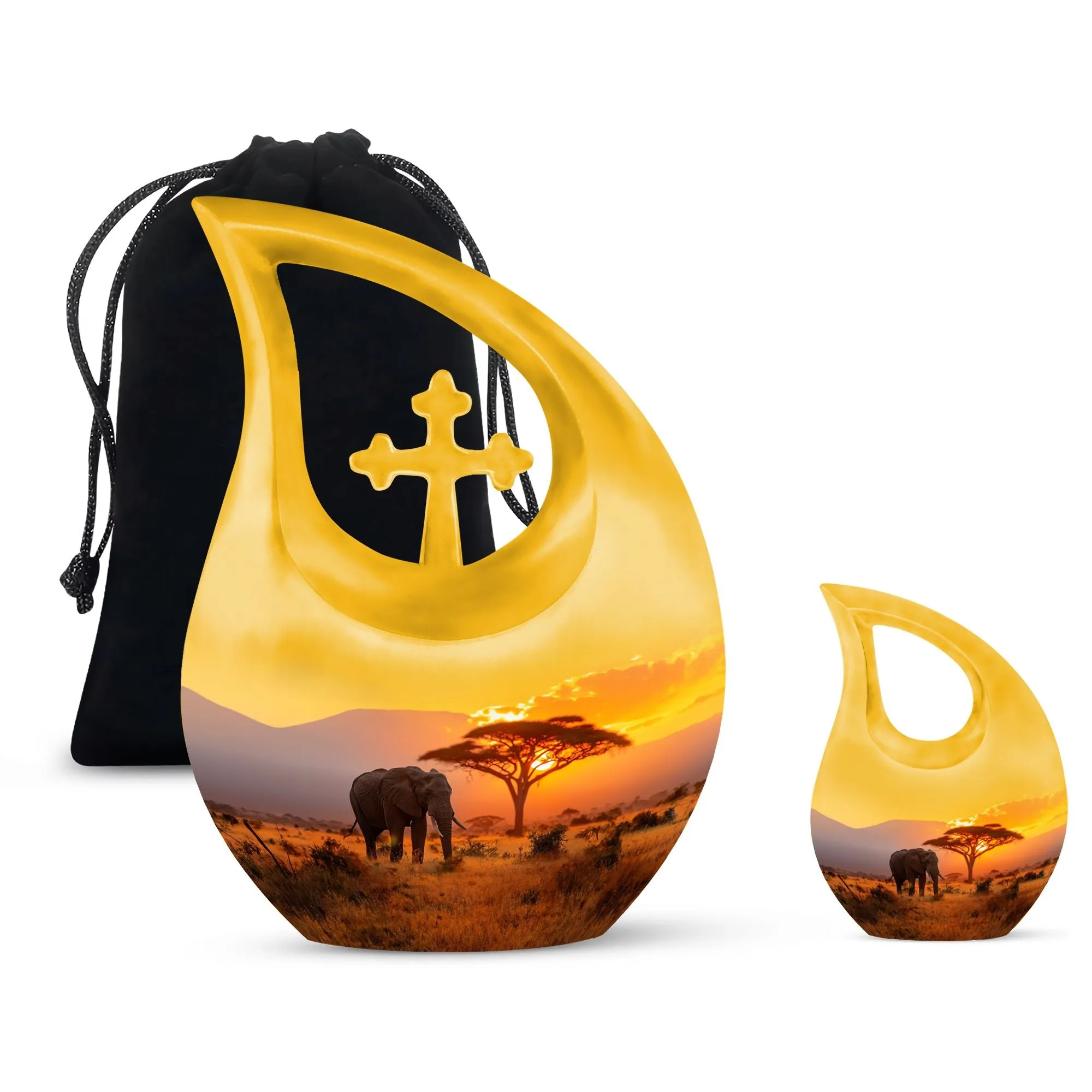 Elephant Urn: Commemorating Loved Ones, Medium Size Memory Keeper